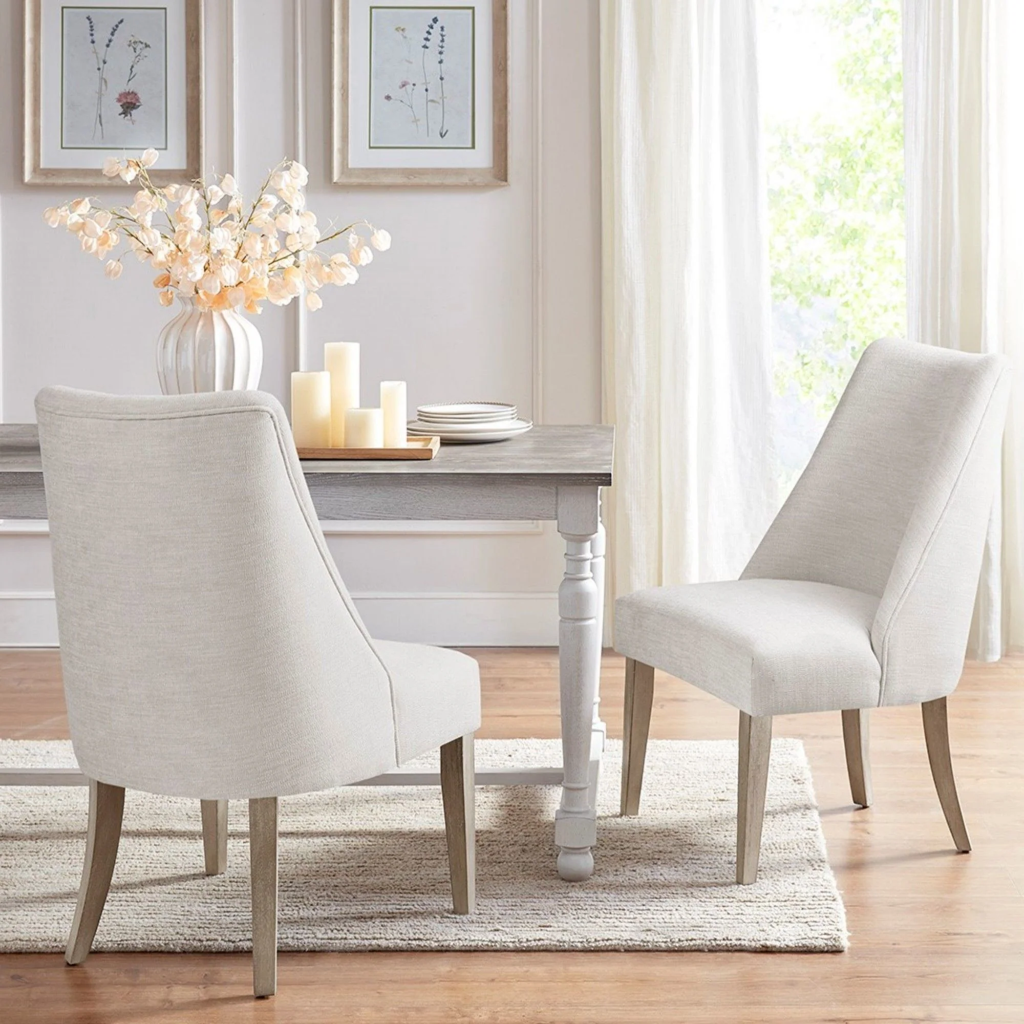 Comfortable Dining Chair Upholstered (Set of 2) - Image 6
