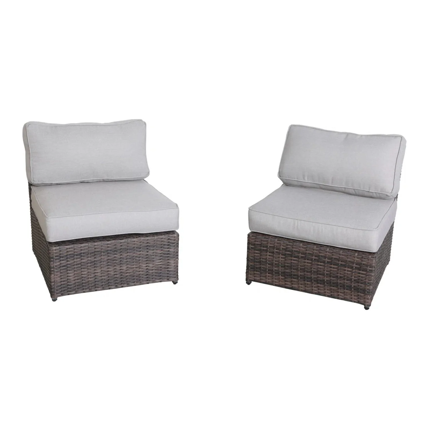 Comfortable Modern Patio Rattan Sectional Set With Cushions - Image 58
