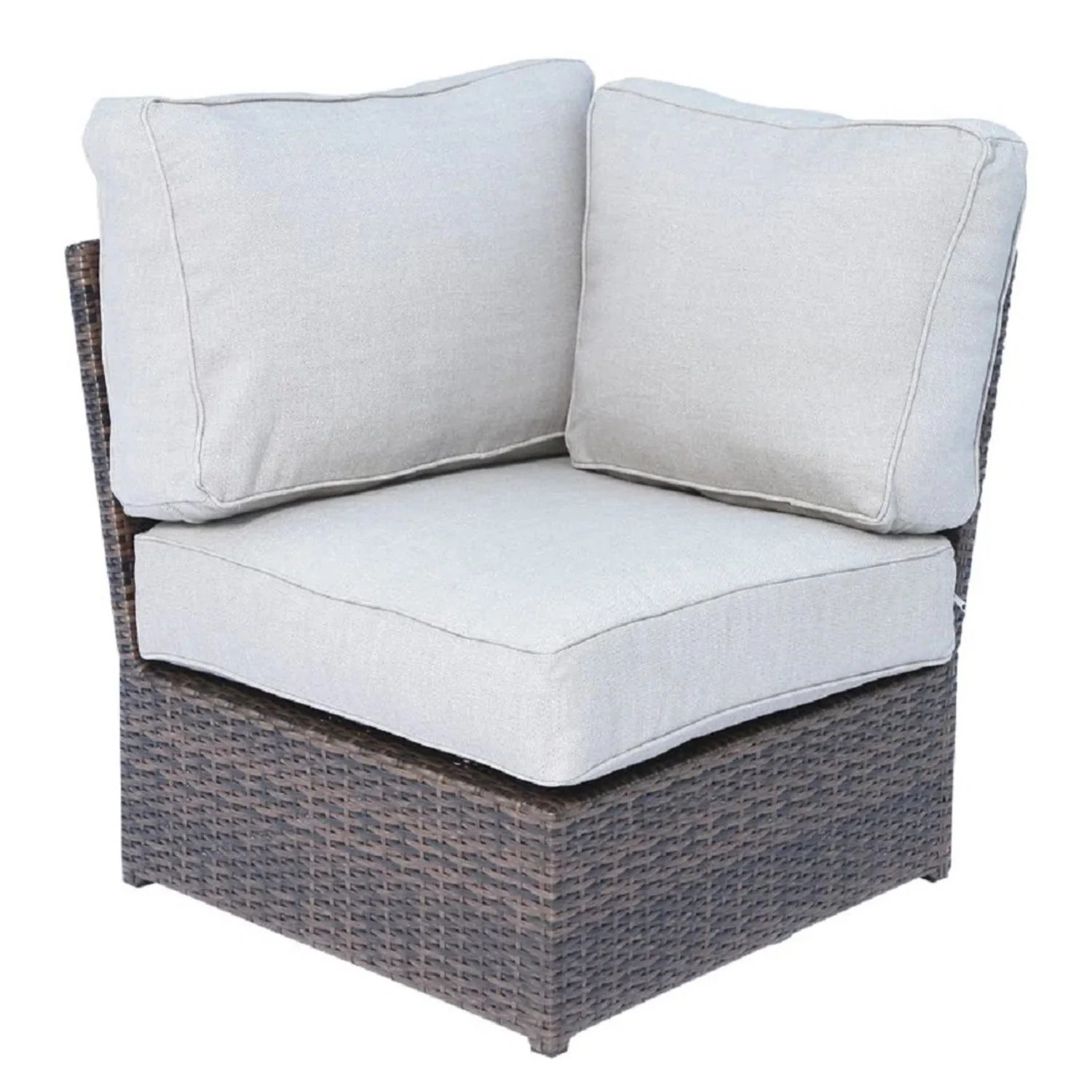 Comfortable Modern Patio Rattan Sectional Set With Cushions - Image 85