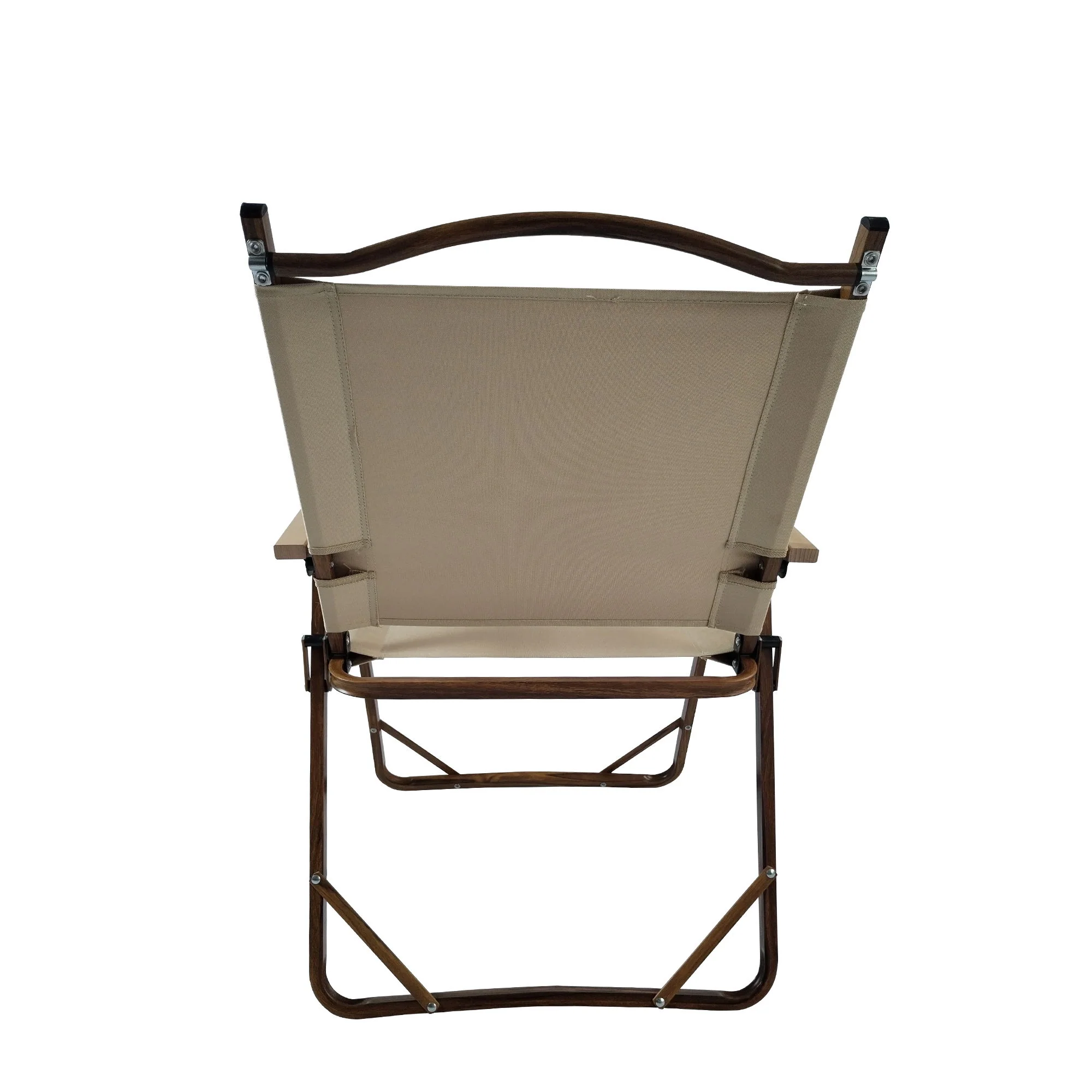 Comfy - Foldable And Portable Chair With Armrests, Indoor And Outdoor Universal (Set of 4) - Brown - Image 7