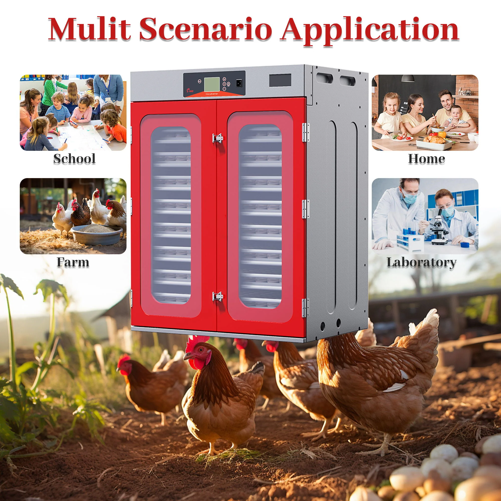 Commercial Egg Digital Cabinet Incubator With Auto Temperature & Humidity Control - Image 18