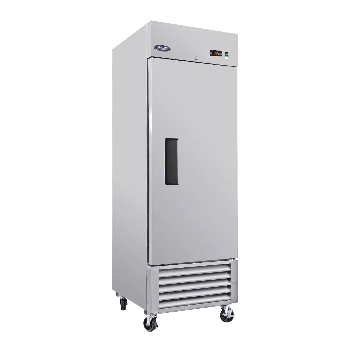 Commercial Refrigerator 23 Cu.Ft With 1 Solid Door Reach-In Refrigerators Stainless Steel Etl Approved Upright Fridge Storage - Silver - Image 7
