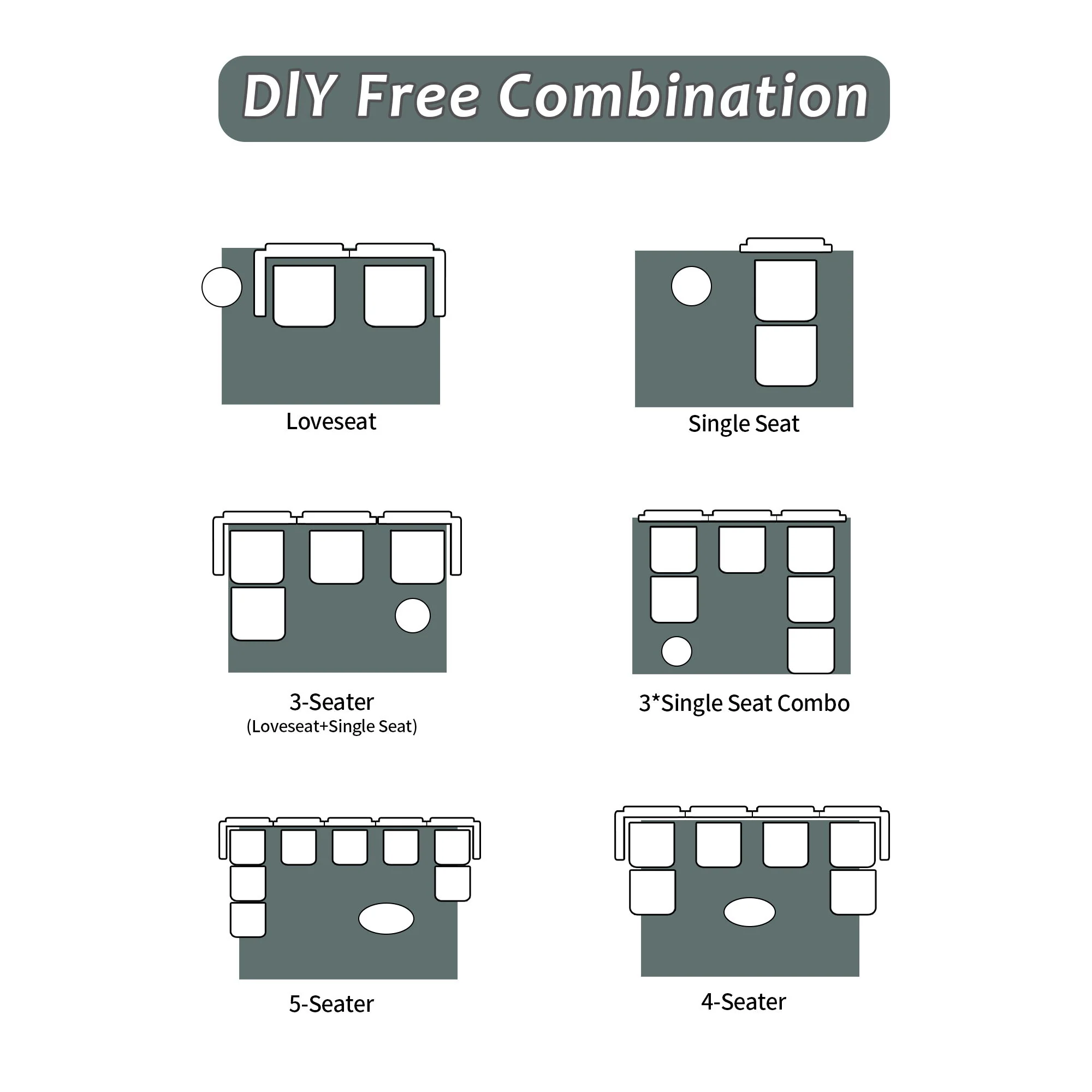 Compressed Sofa, Large Sectional Couches For Living Room - Image 14