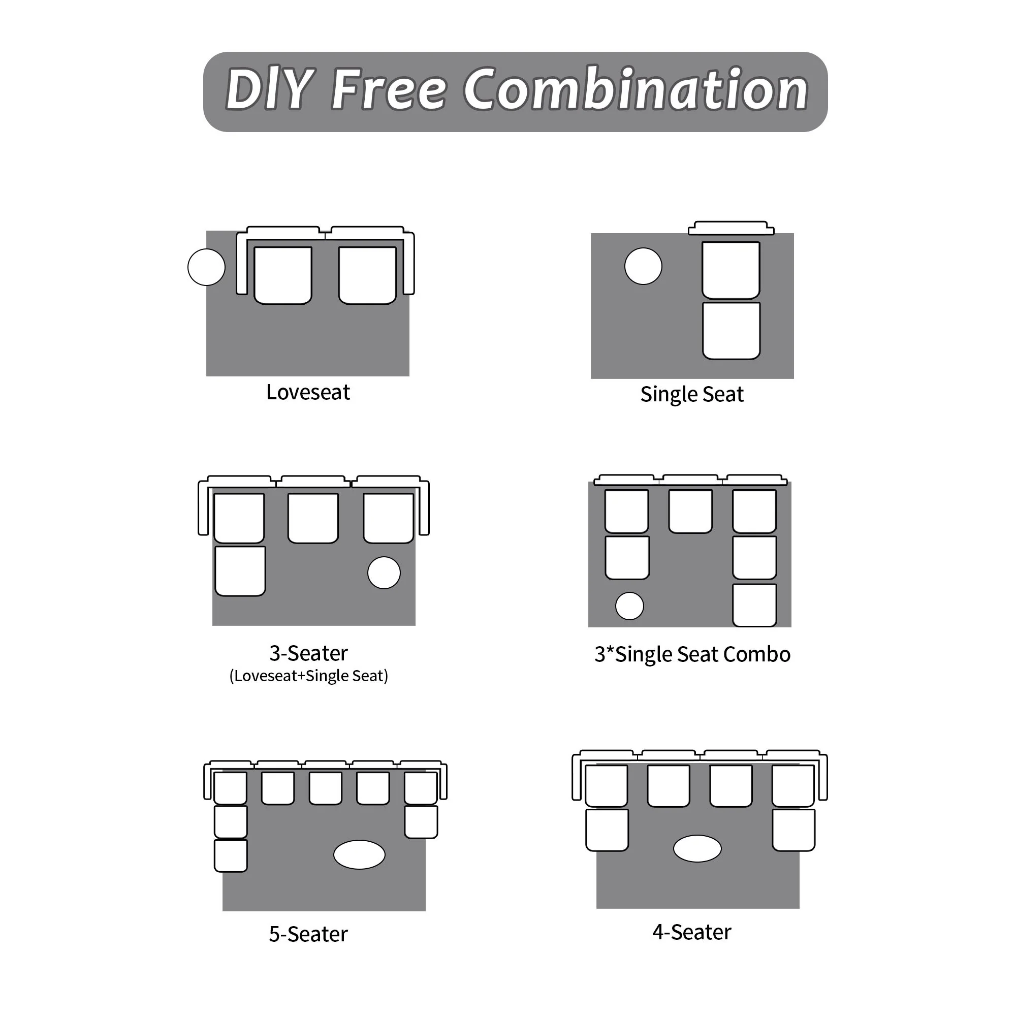 Compressed Sofa, Large Sectional Couches For Living Room - Image 25