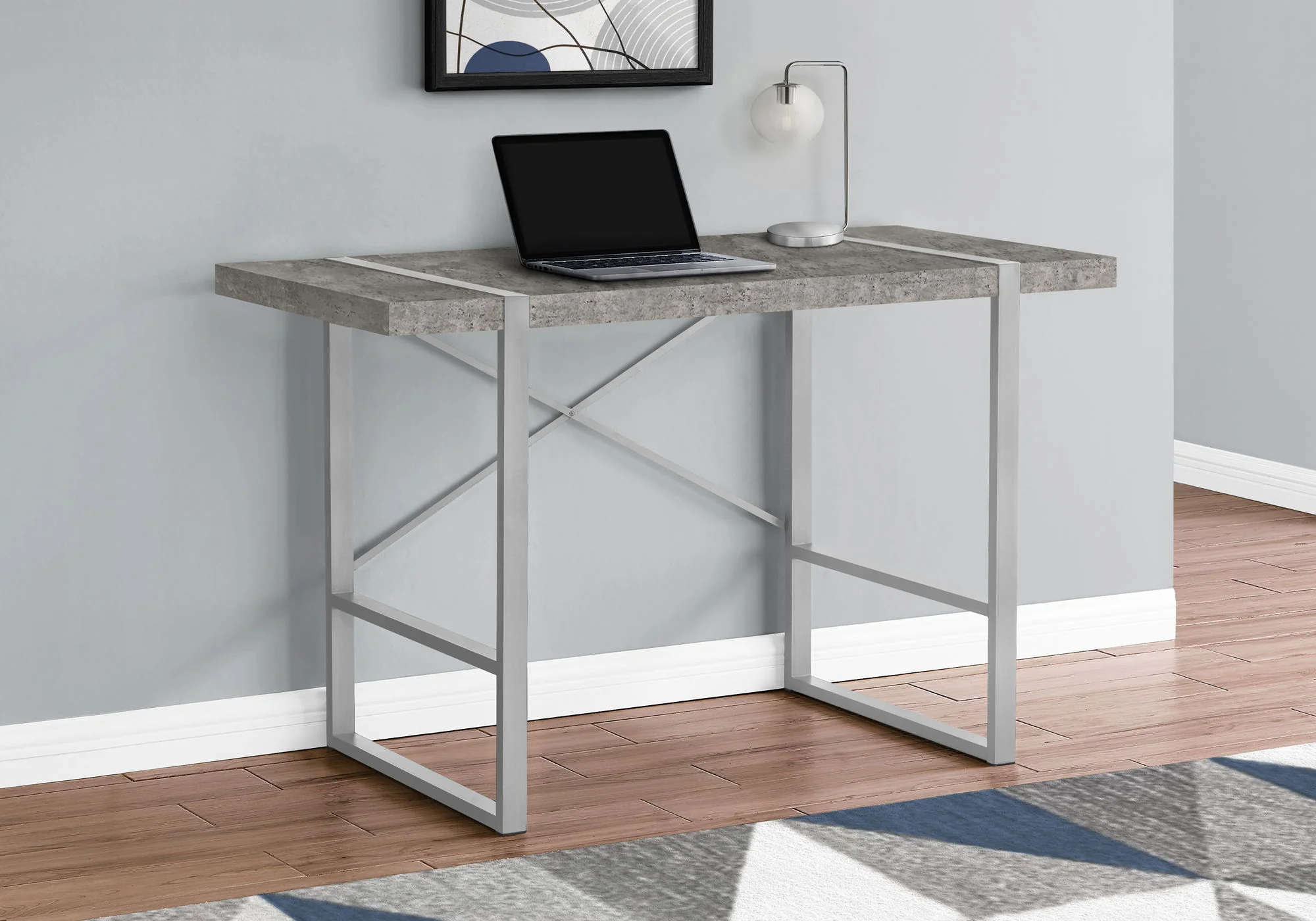 Computer Desk For Home Office, Laptop, Industrial Design - Image 32