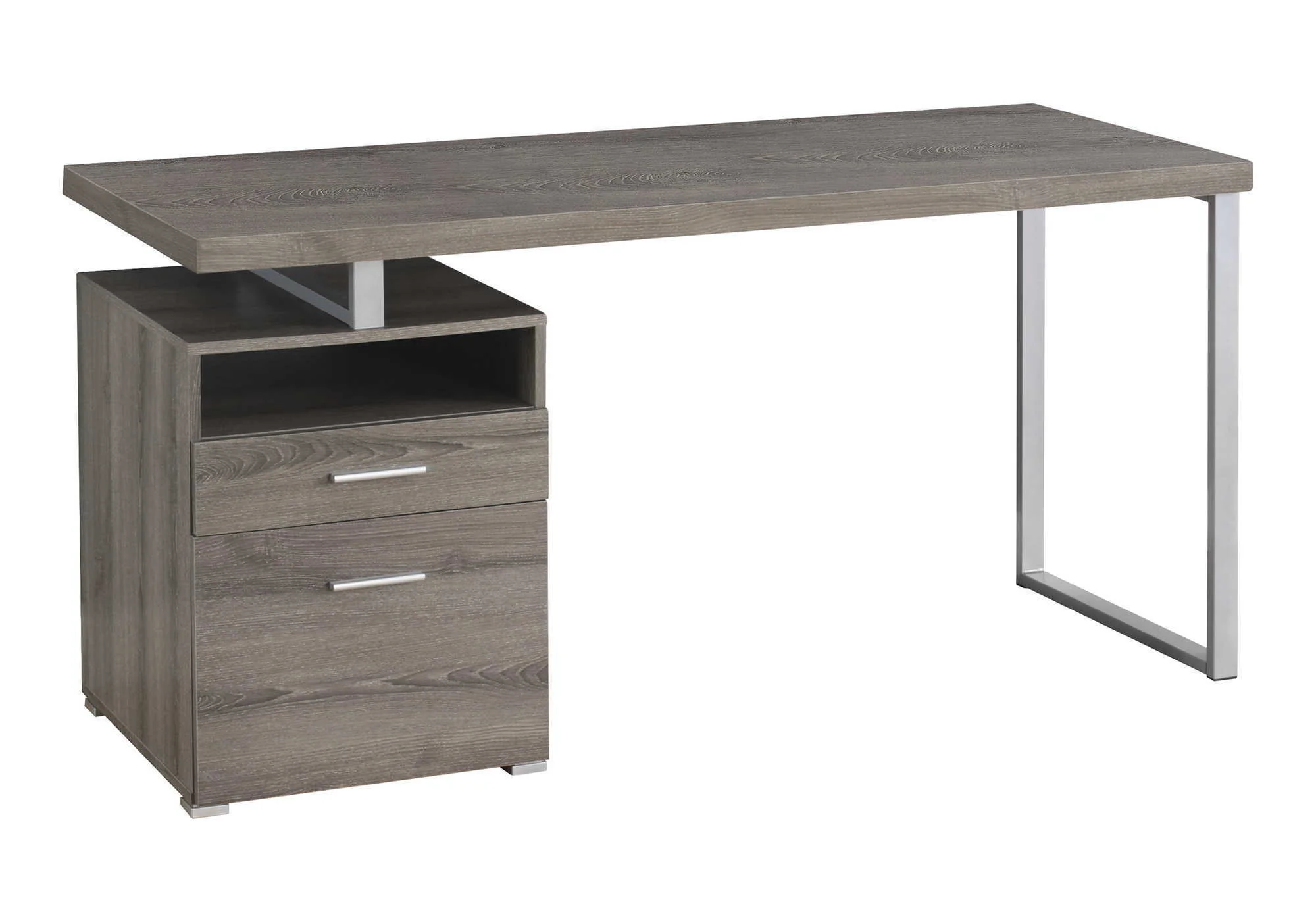 Computer Desk For Home Office, Laptop, Left Right Set - Up, Storage Drawers, Contemporary & Modern - Image 3