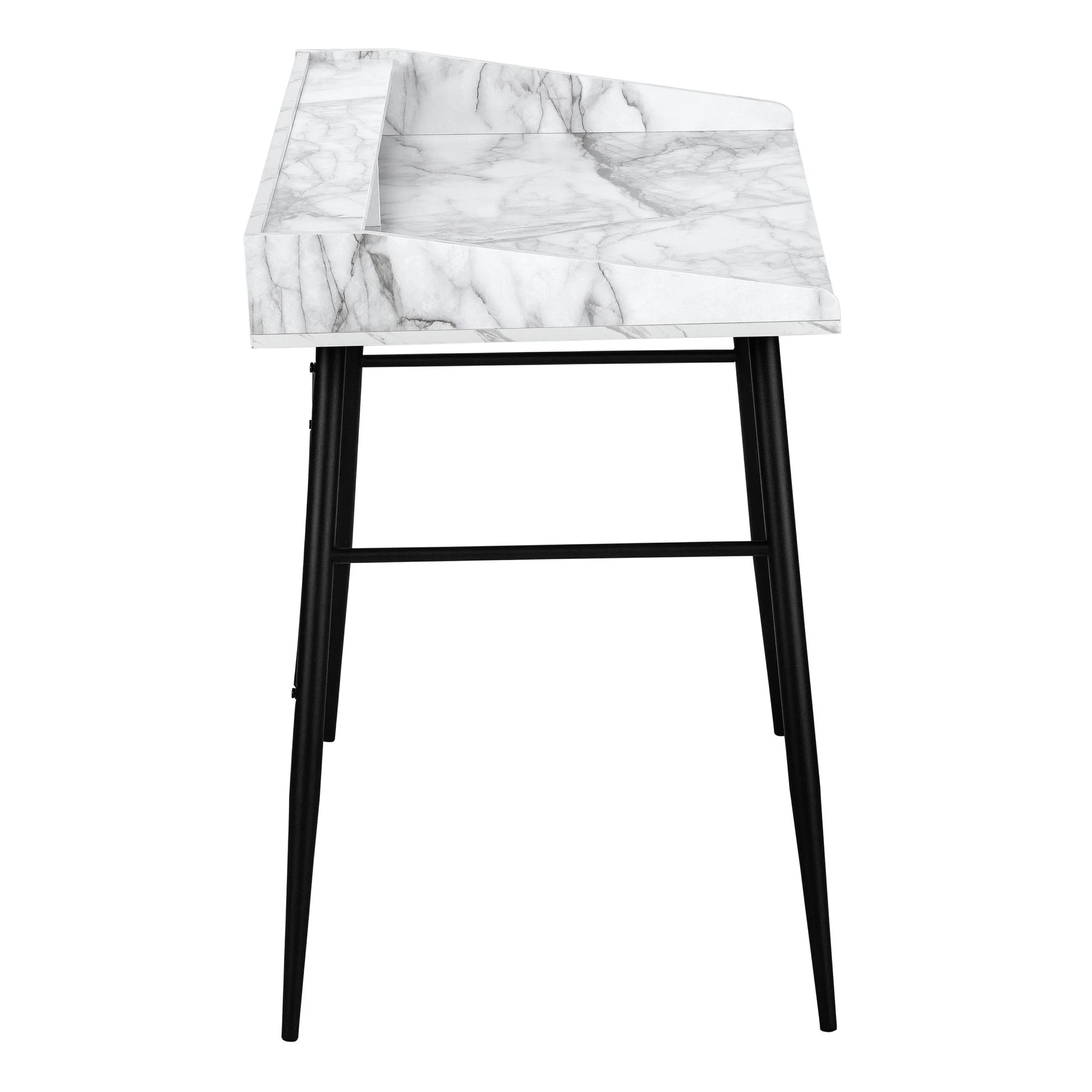Computer Desk For Home Office, Laptop Storage Shelves, Contemporary & Modern - Image 12