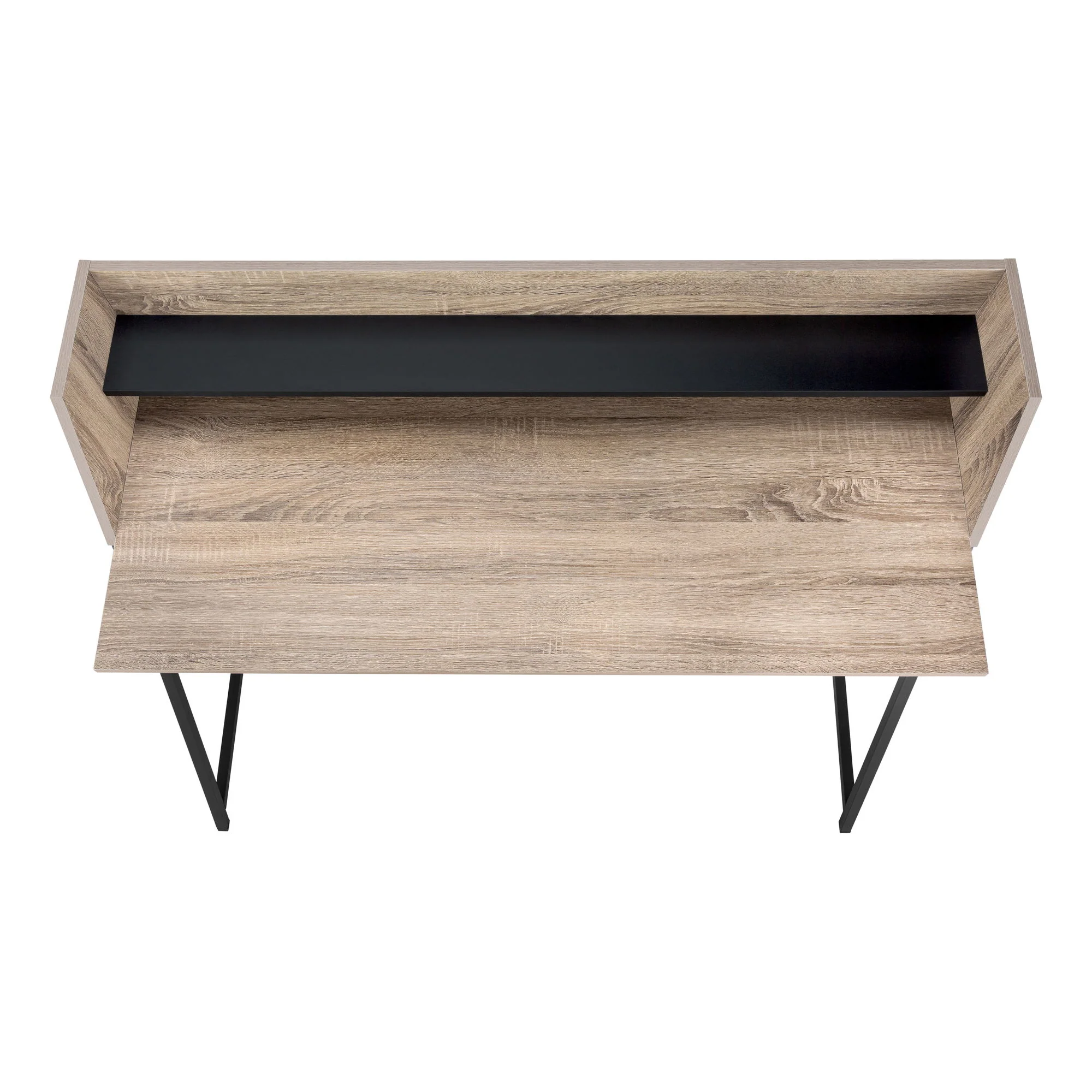 Computer Desk For Home Office Laptop, Storage Shelves, Contemporary & Modern - Image 9