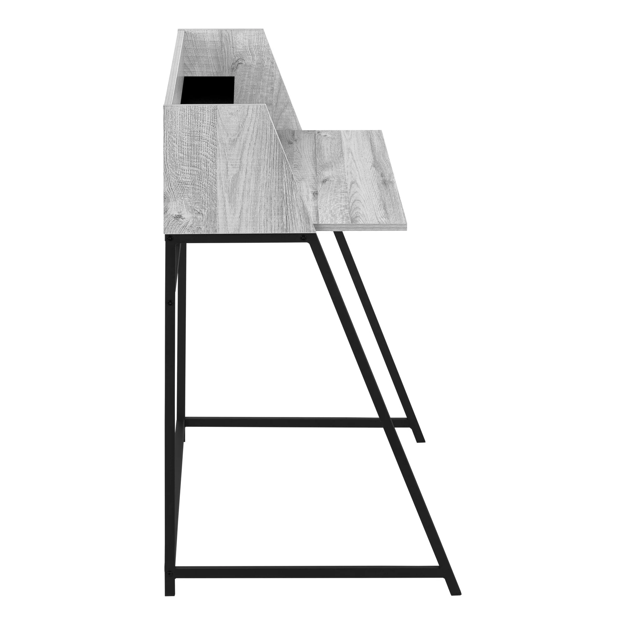 Computer Desk For Home Office, Laptop, Storage Shelves, Marble Look Contemporary & Modern - Image 21