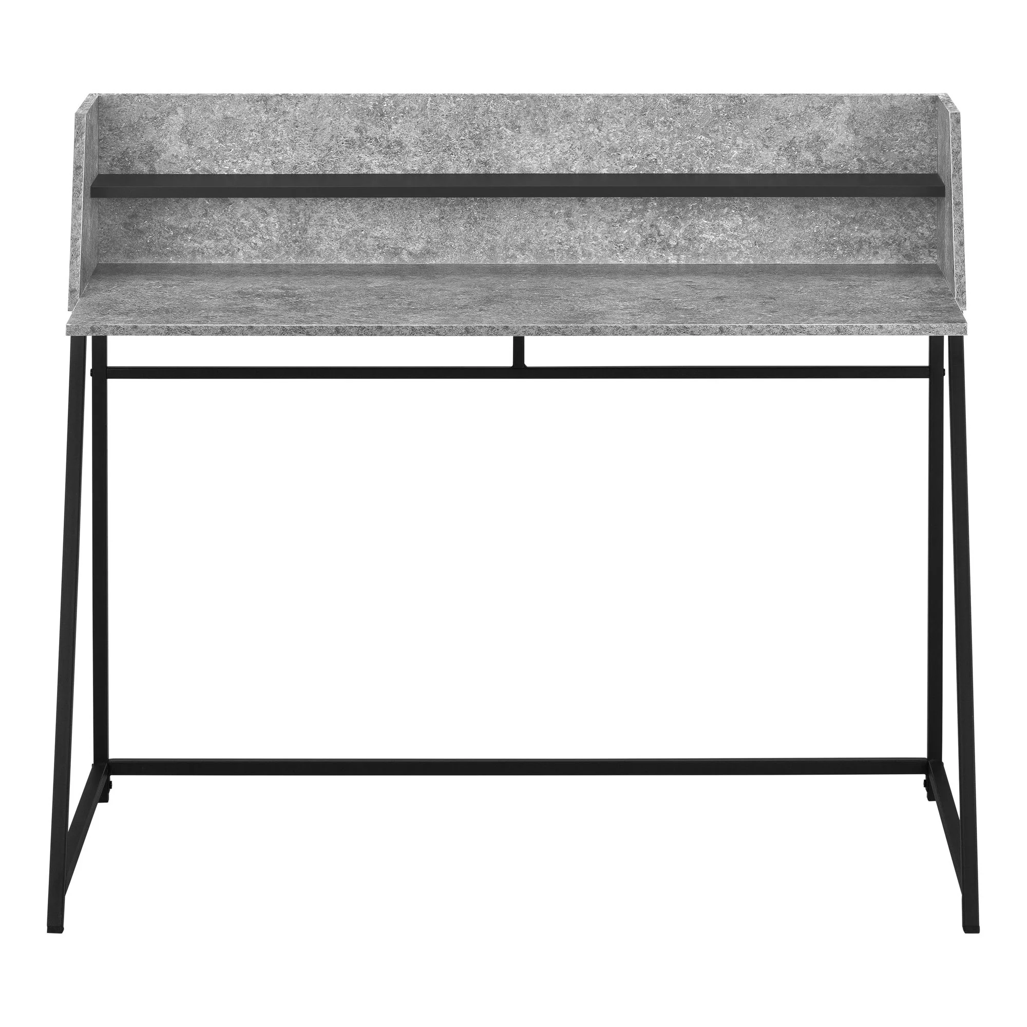 Computer Desk For Home Office, Laptop, Storage Shelves, Marble Look Contemporary & Modern - Image 29
