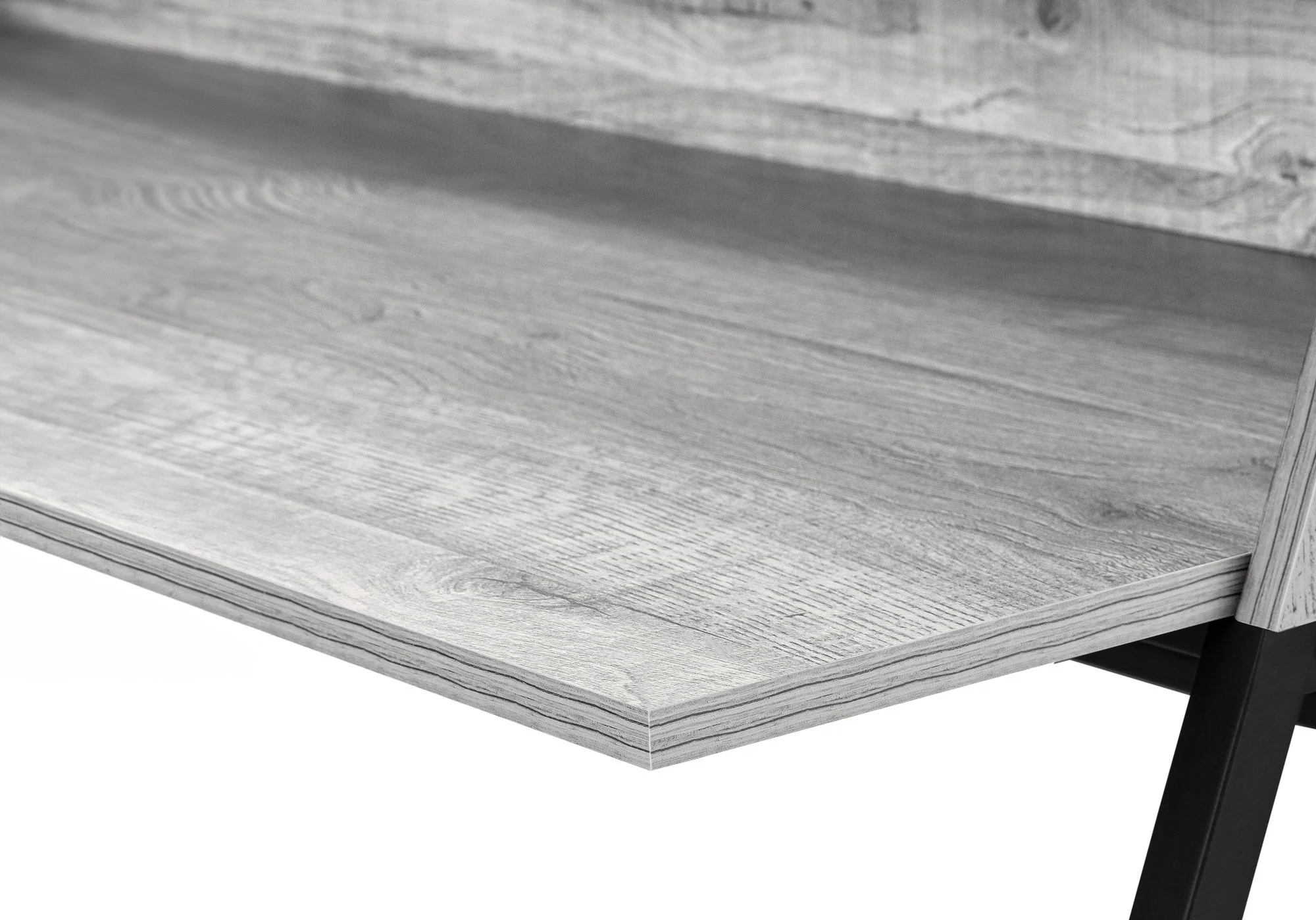 Computer Desk For Home Office, Laptop, Storage Shelves, Marble Look Contemporary & Modern - Image 42