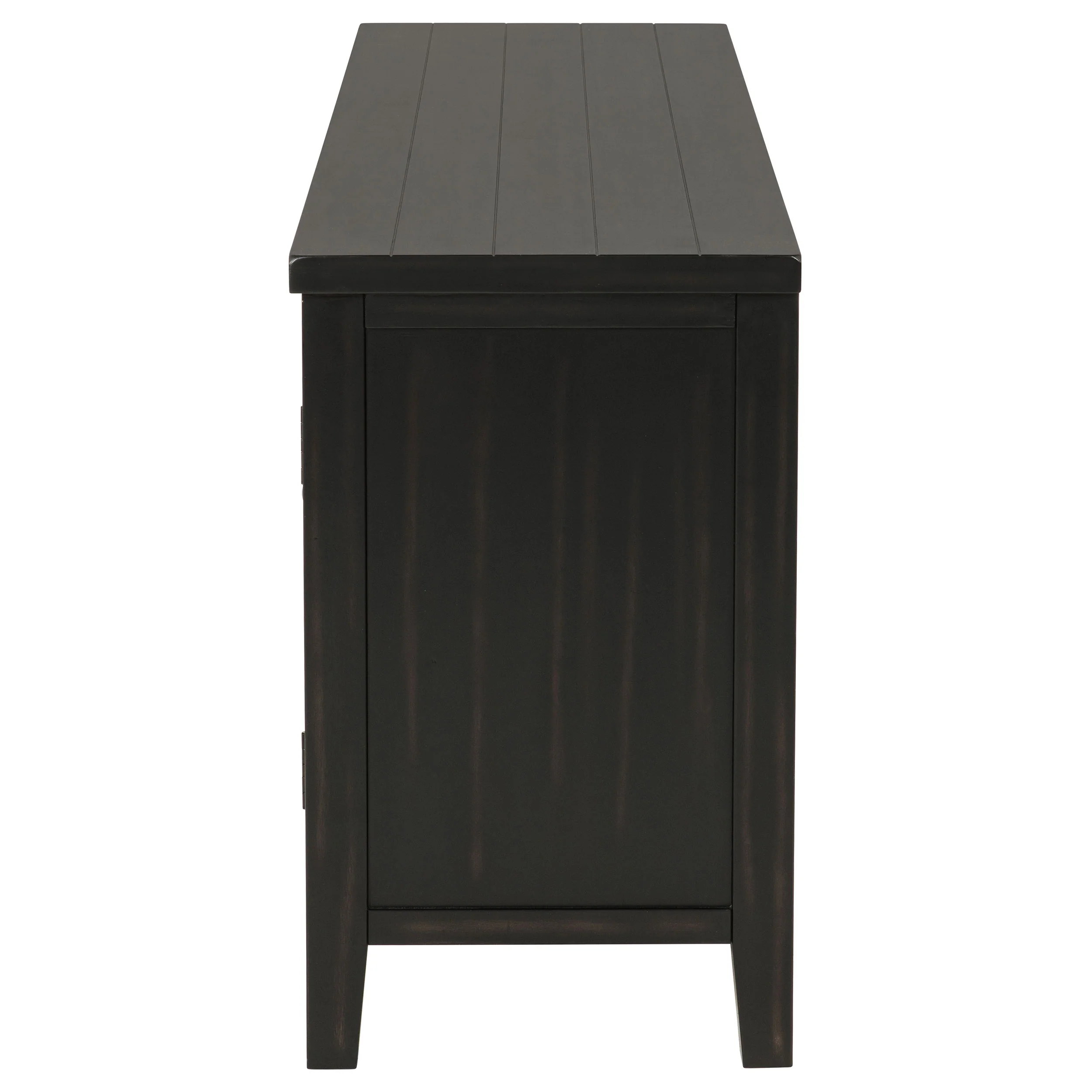Concord 2-Door 60-Inch TV Stand Console, Distressed Java - Image 9