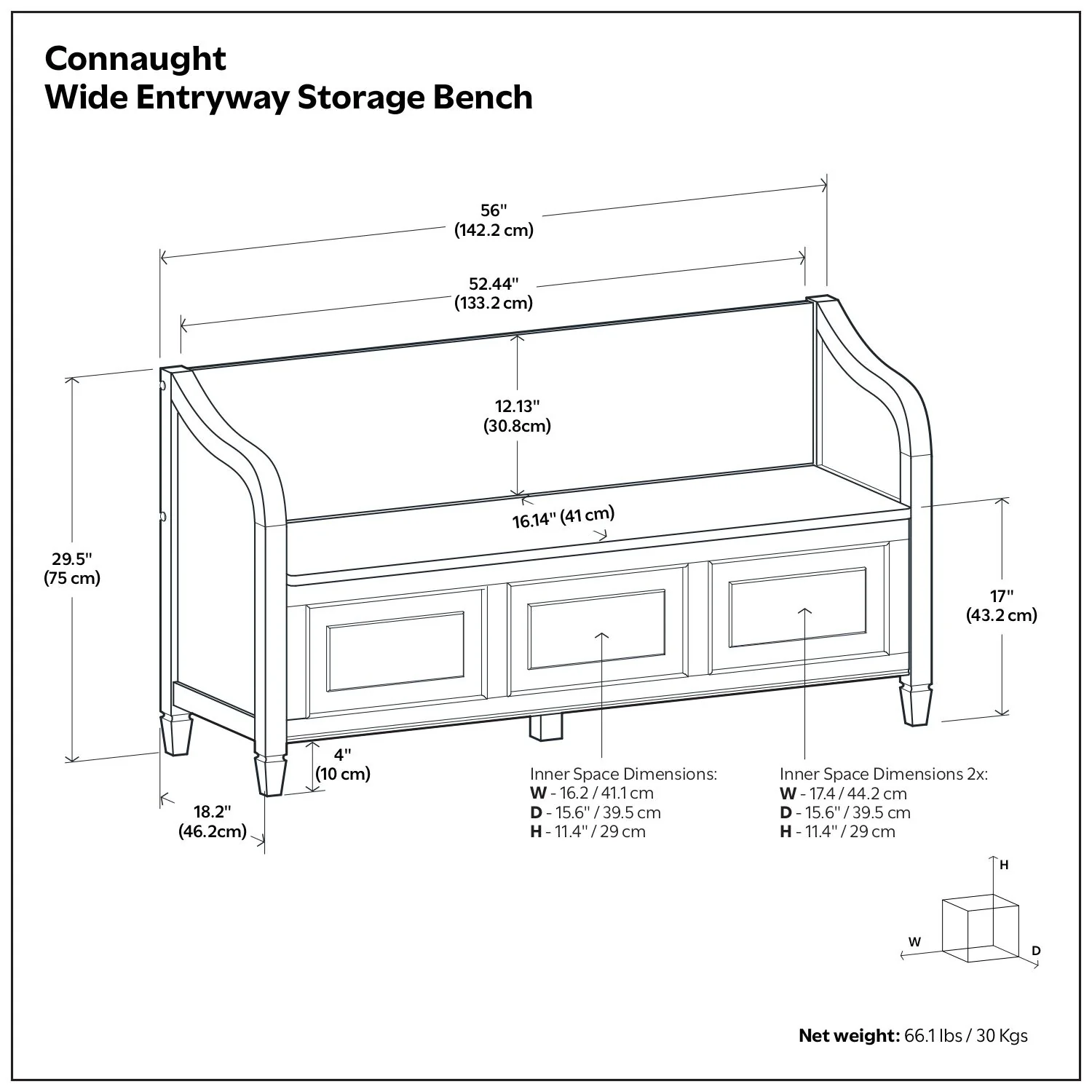 Connaught - Storage Bench - Image 16