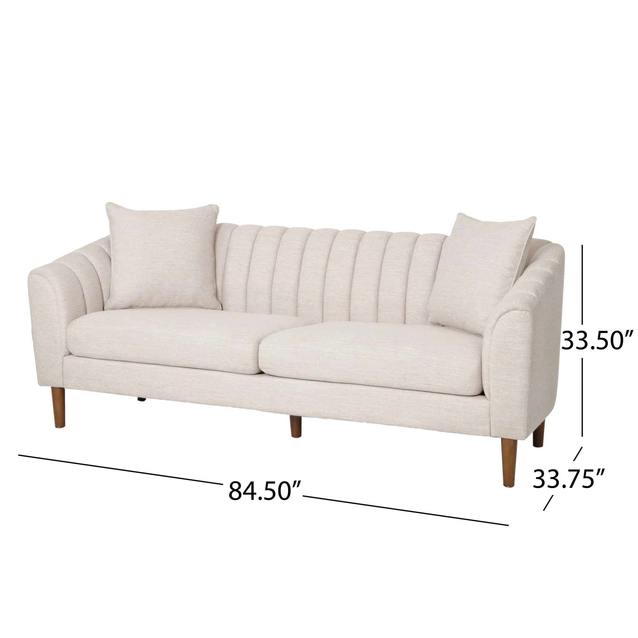 Contemporary 3 Seater Sofa With Accents - Image 21