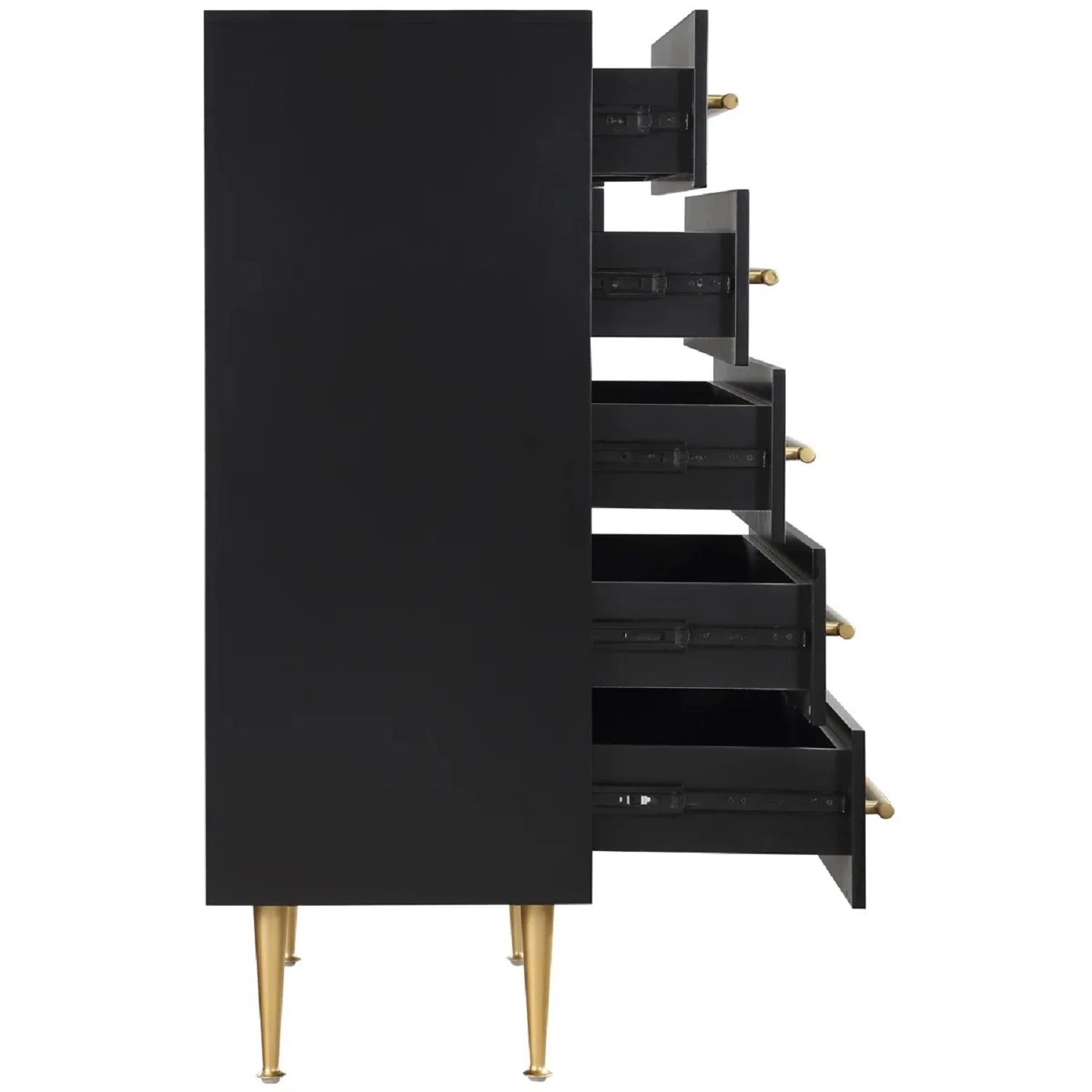 Contemporary 5 Drawer Chest For Bedroom - Image 12