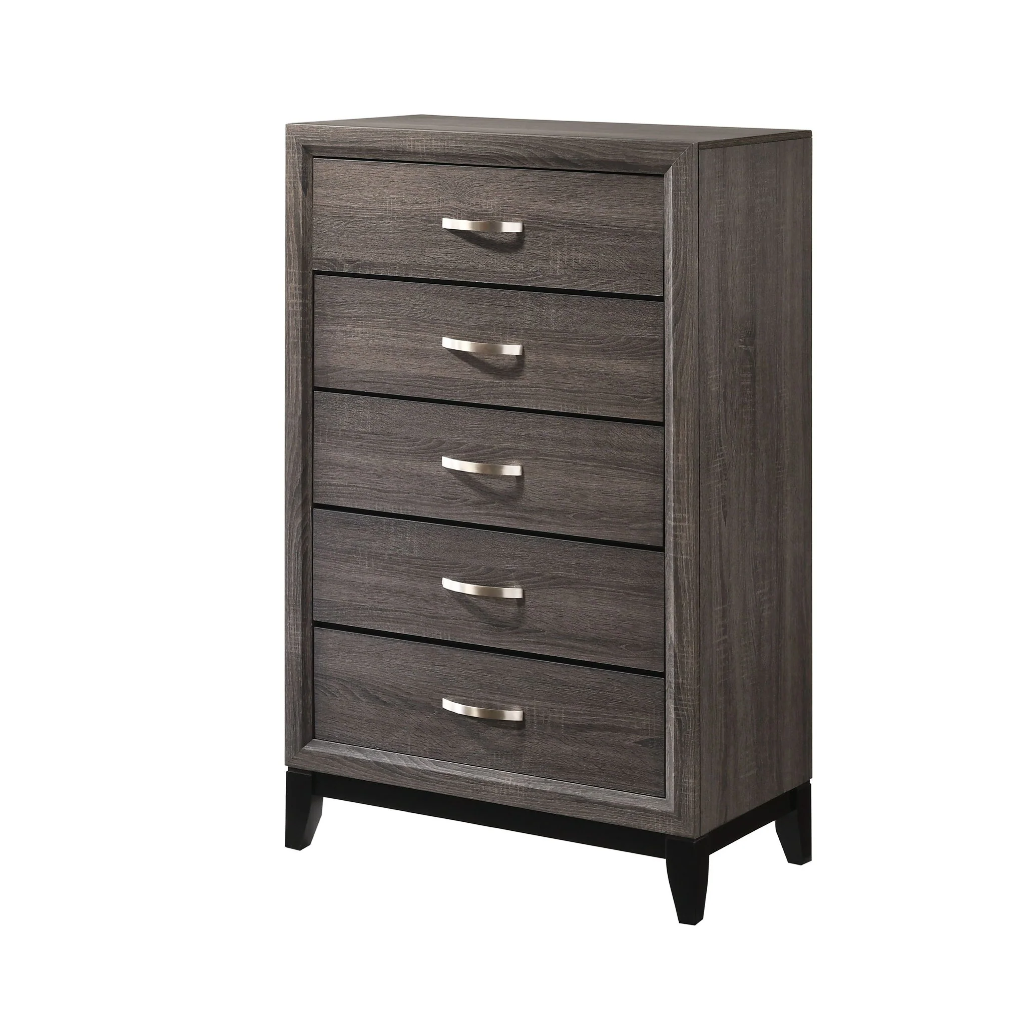 Contemporary 5 Drawer Tall Chest - Image 6