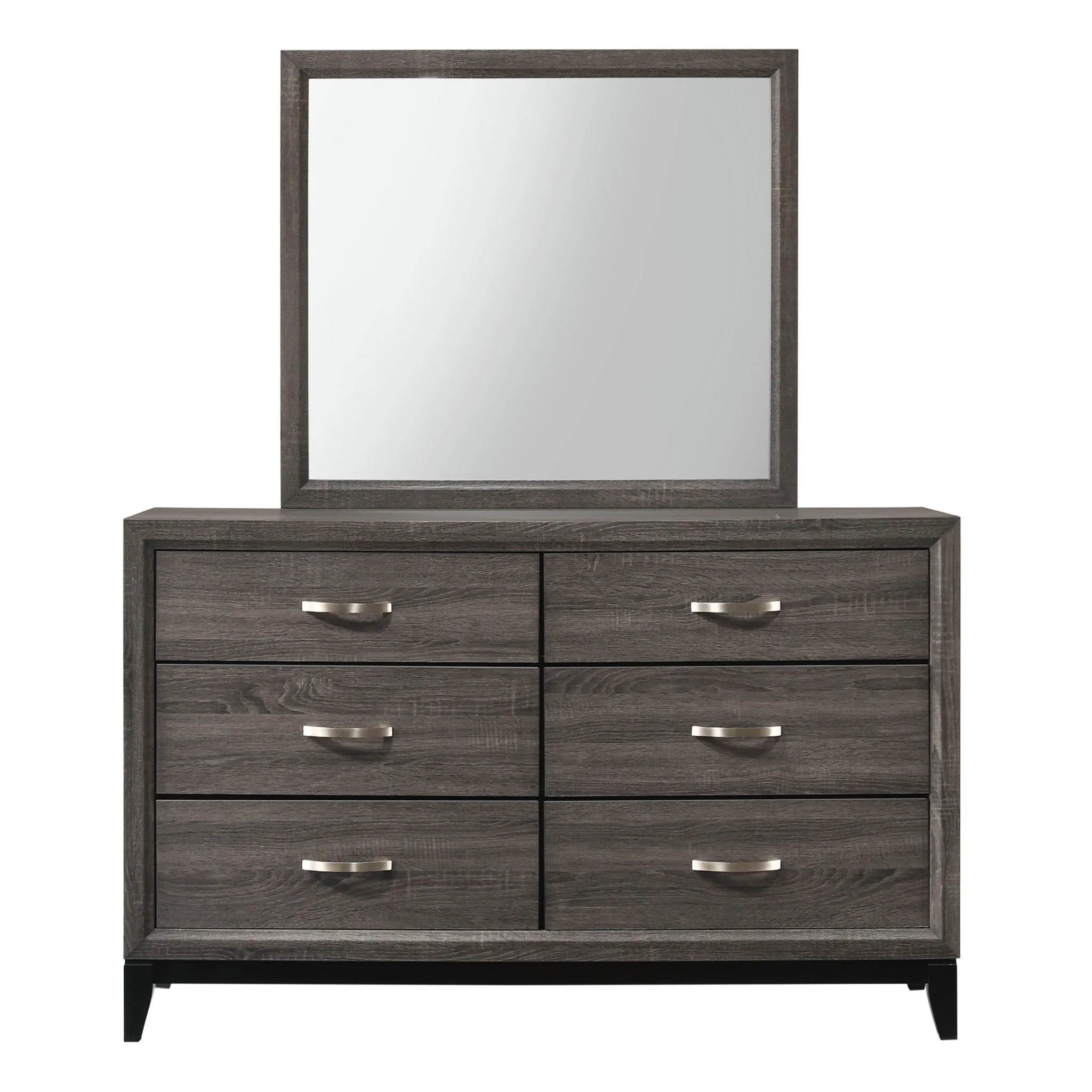 Contemporary 6 Drawer Dresser With Handles - Image 12