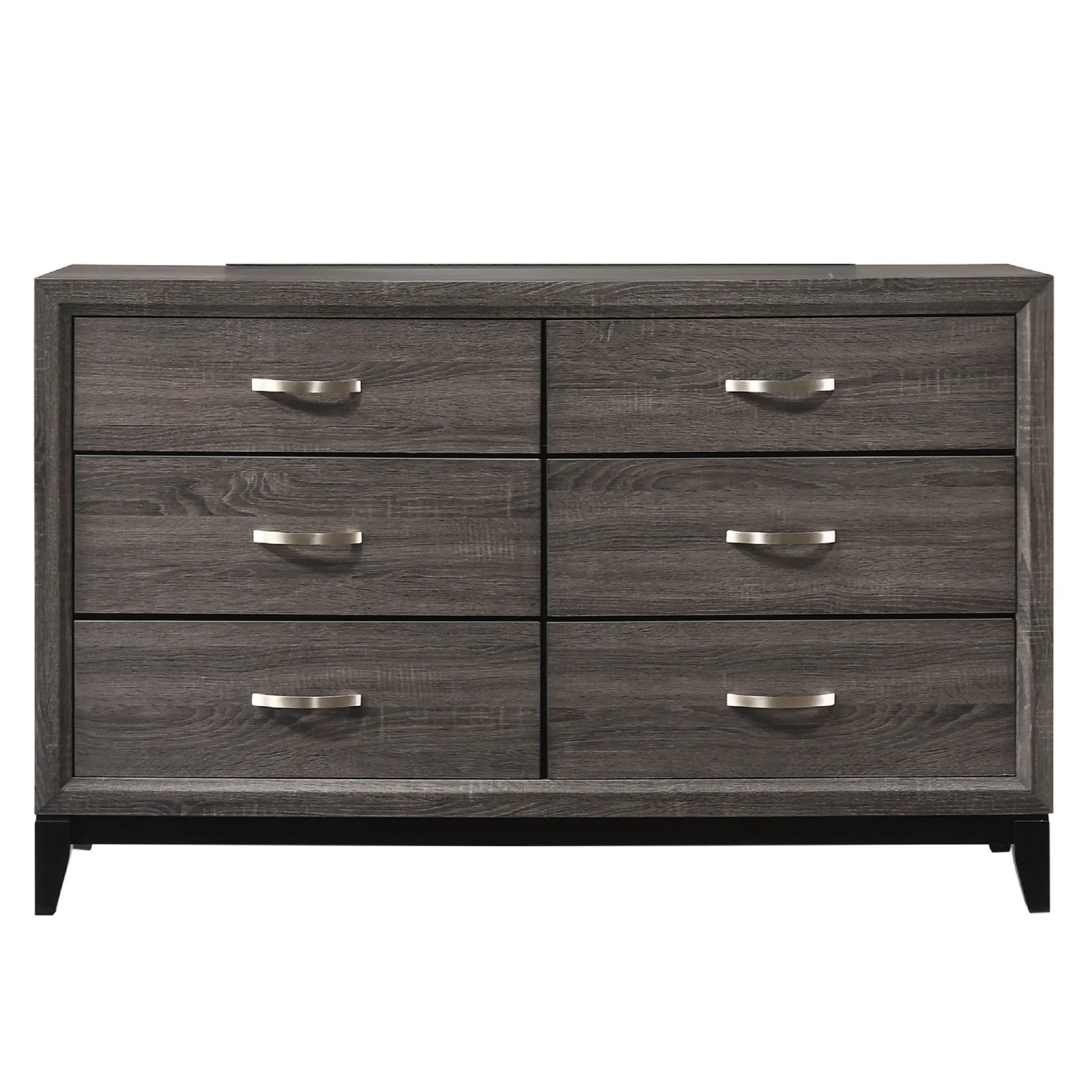 Contemporary 6 Drawer Dresser With Handles - Image 6
