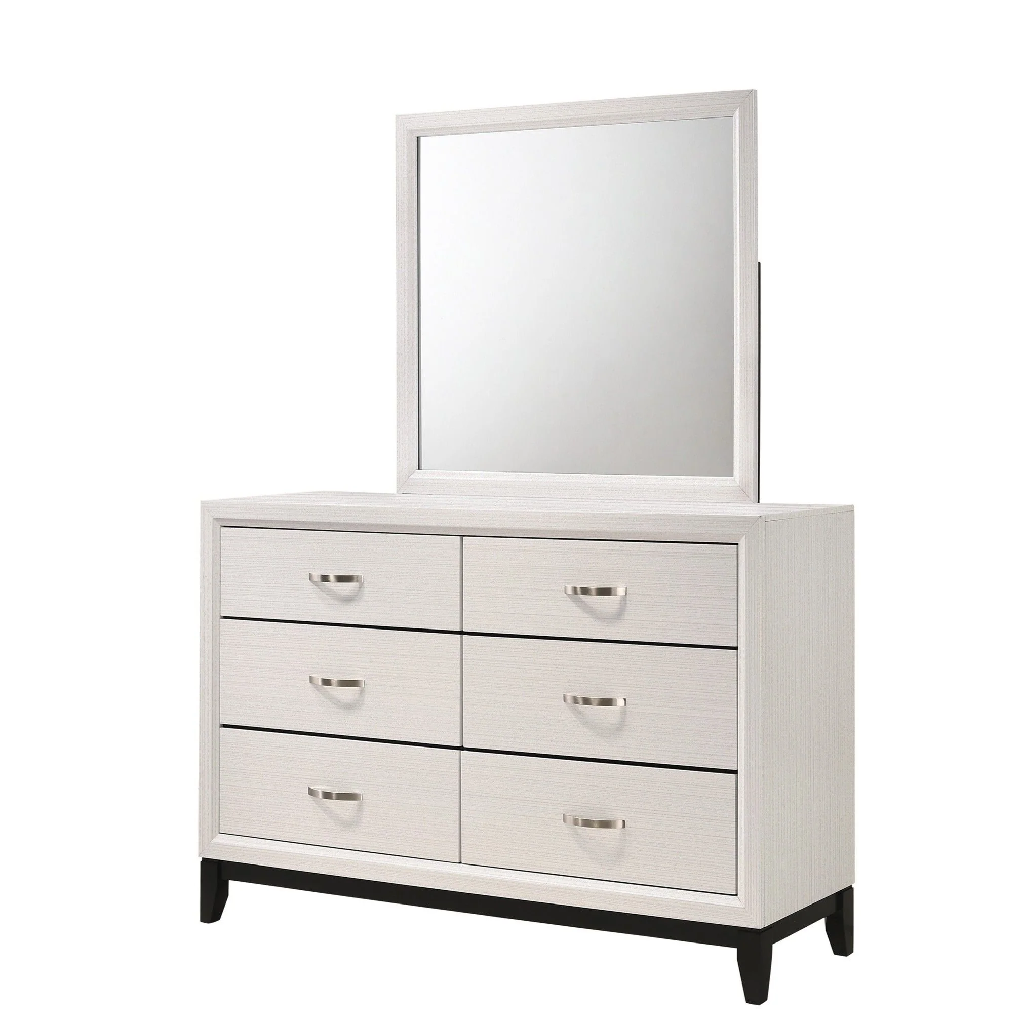 Contemporary 6 Drawer Dresser With Handles - Image 9