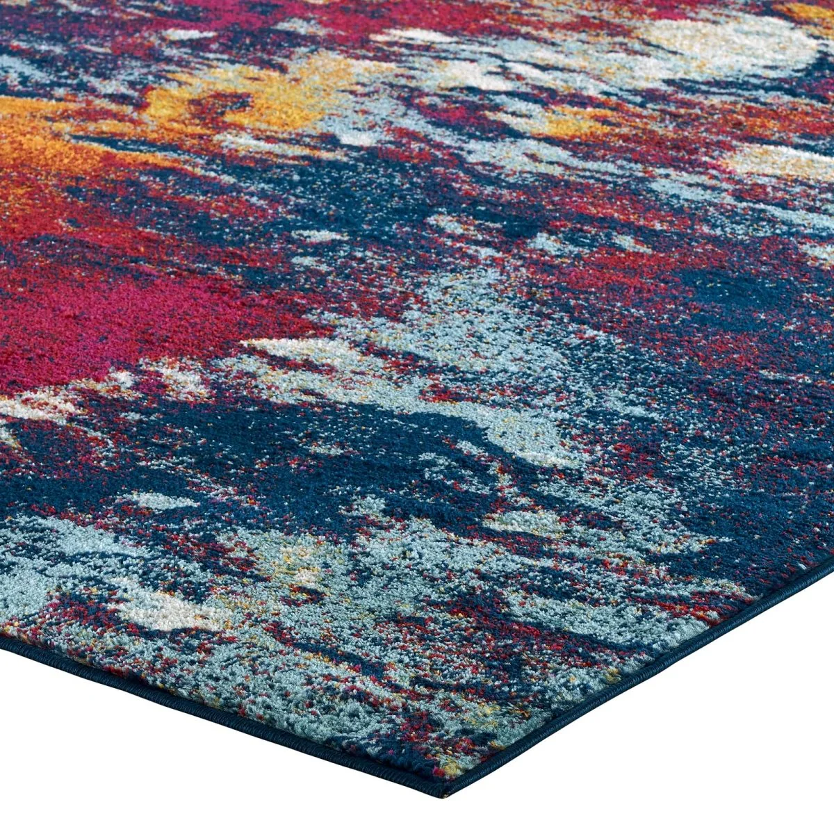 Contemporary Abstract Area Rug for Living Room, Modern Textured Accent Carpet - Image 14