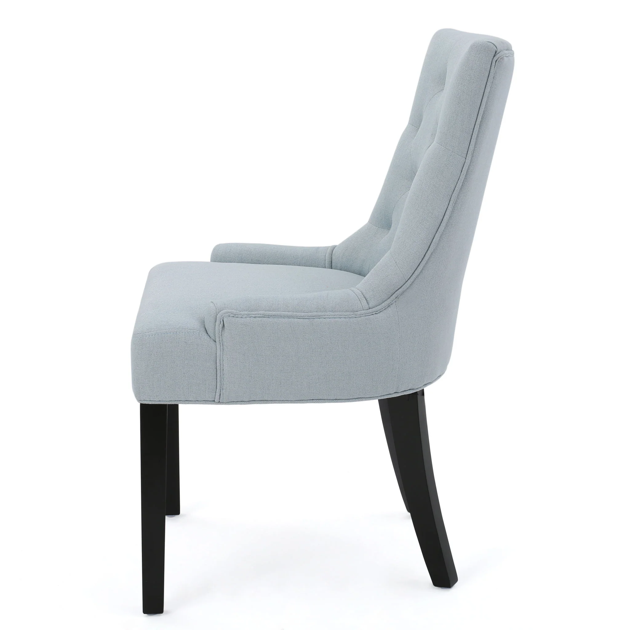 Contemporary Cheney Dining Chair Set With Tufted Design - Image 12