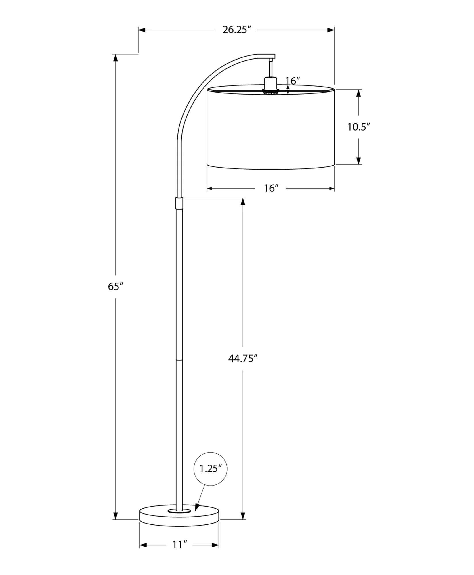Contemporary Design Floor Lamp Lighting - Image 8
