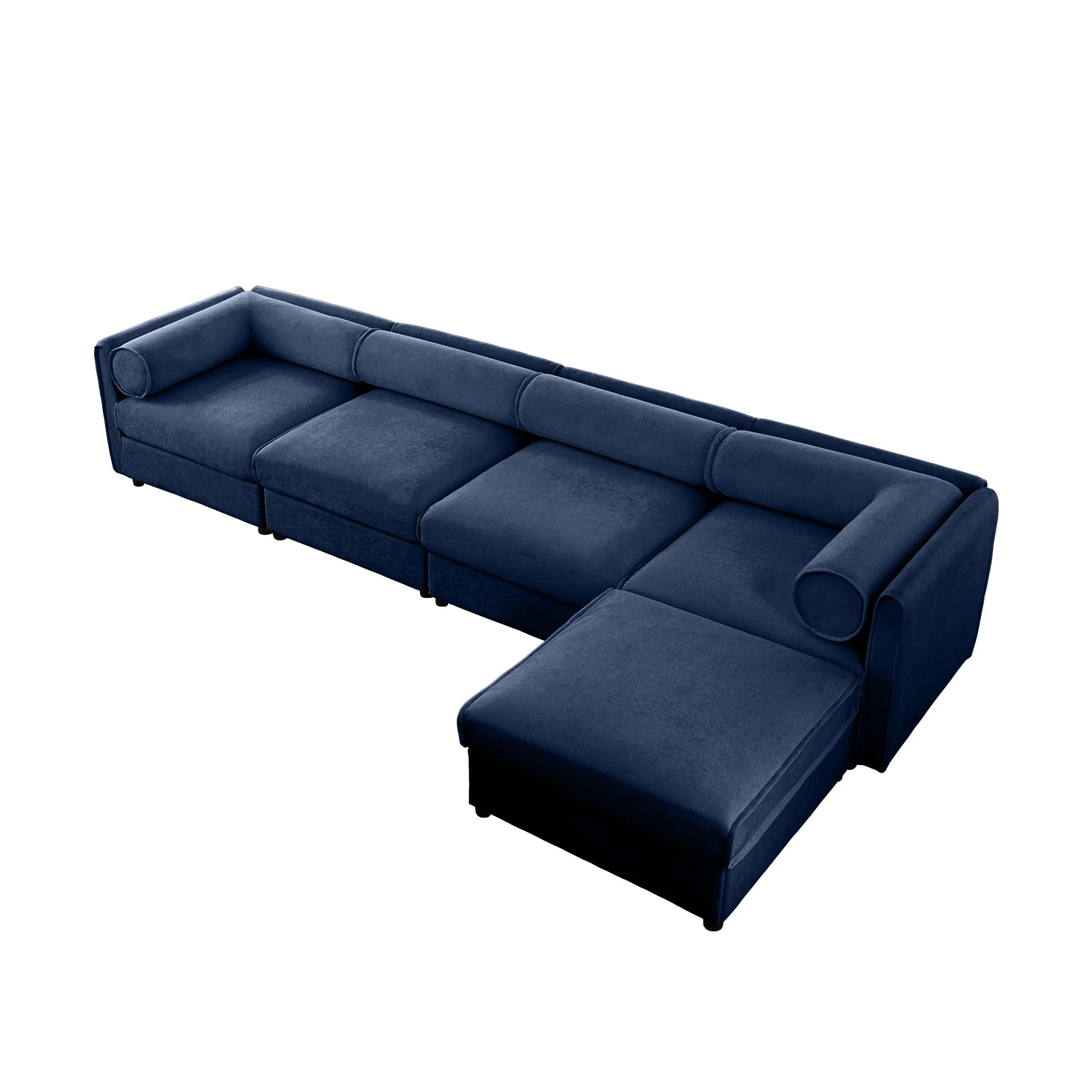 Contemporary Elegant Sofa With Storage And Ottoman - Image 114