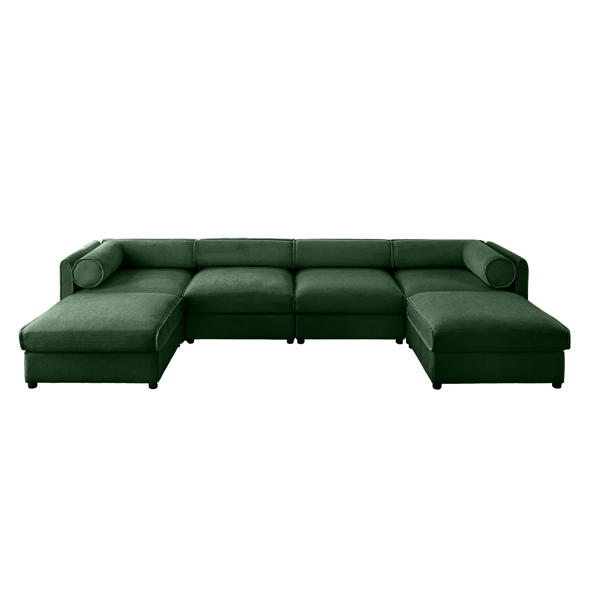 Contemporary Elegant Sofa With Storage And Ottoman - Image 23