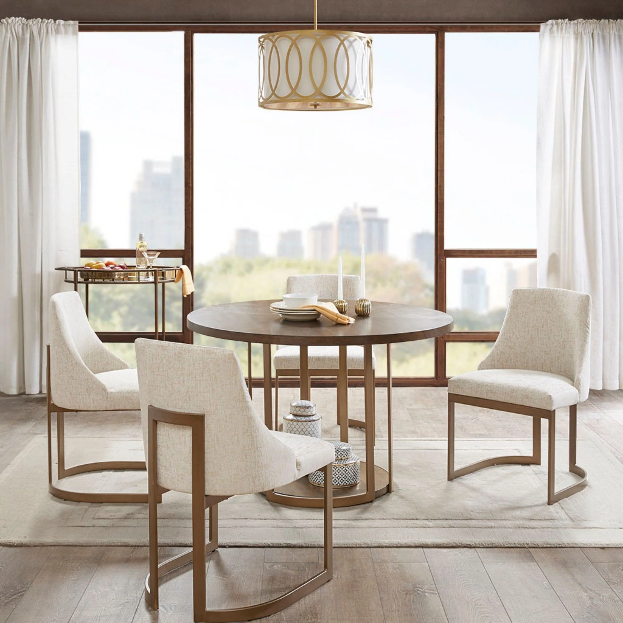 Contemporary Modern Accent Dining Chairs (Set of 2) - Image 7