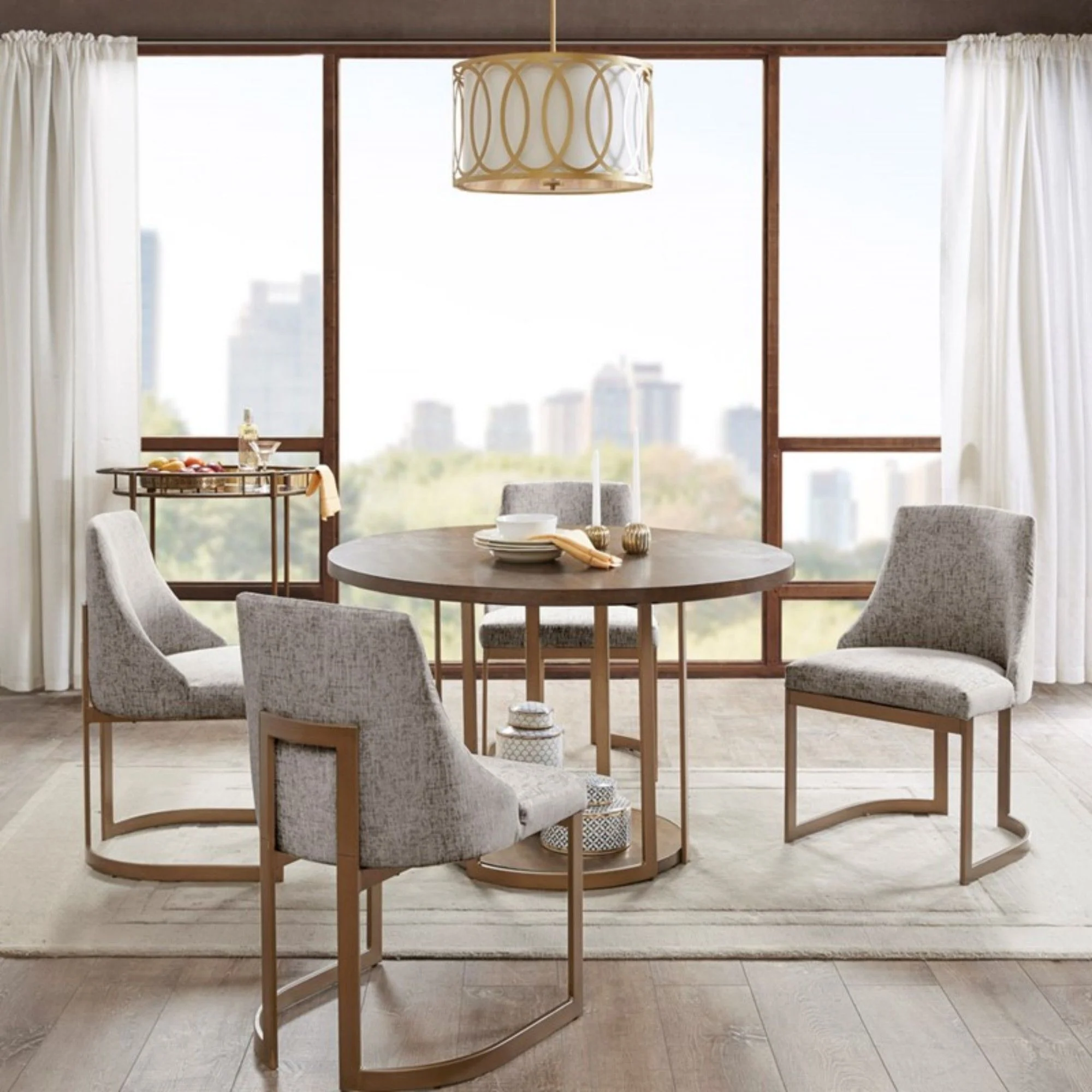 Contemporary Modern Accent Dining Chairs (Set of 2) - Image 9