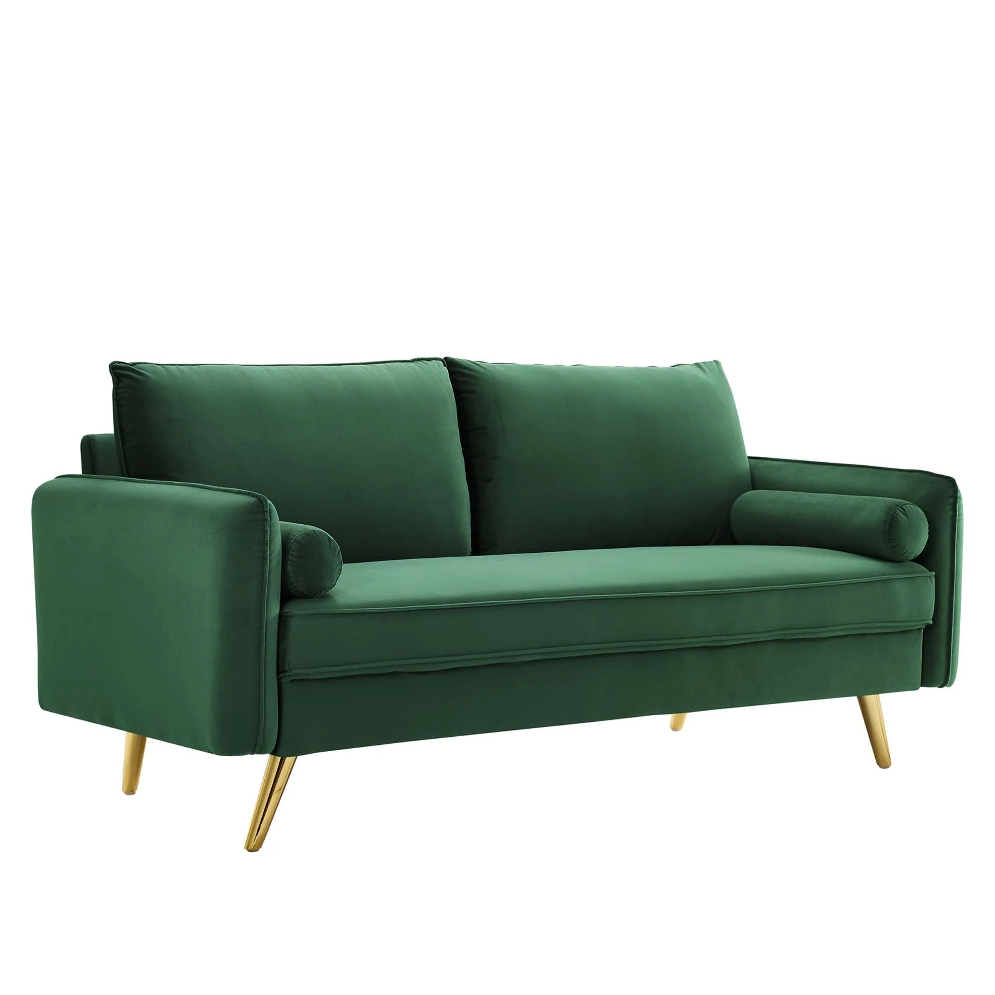 Contemporary Modern Performance Velvet Sofa - Image 14