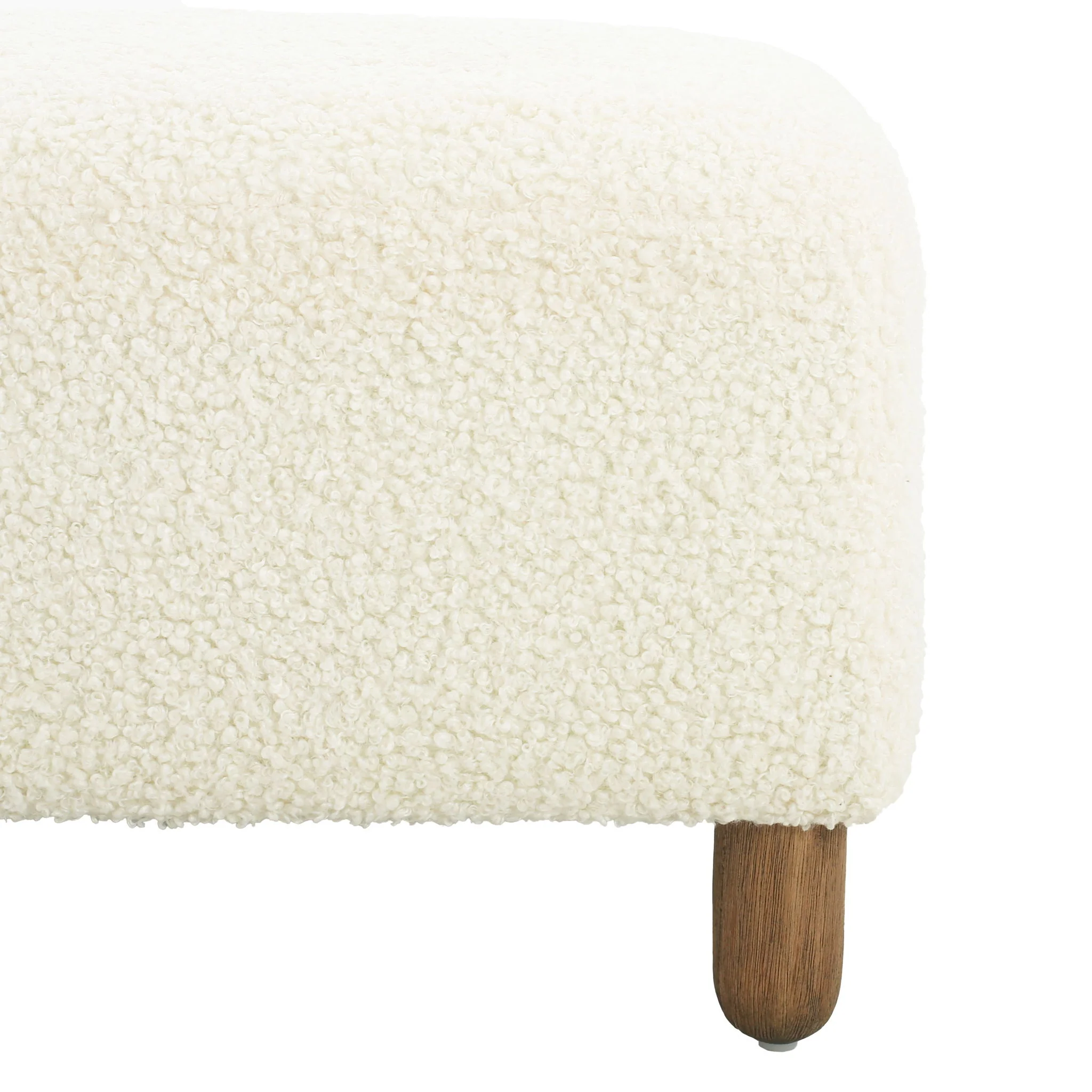 Contemporary Ottoman With Foam Cushion And Durable Upholstery - Image 15
