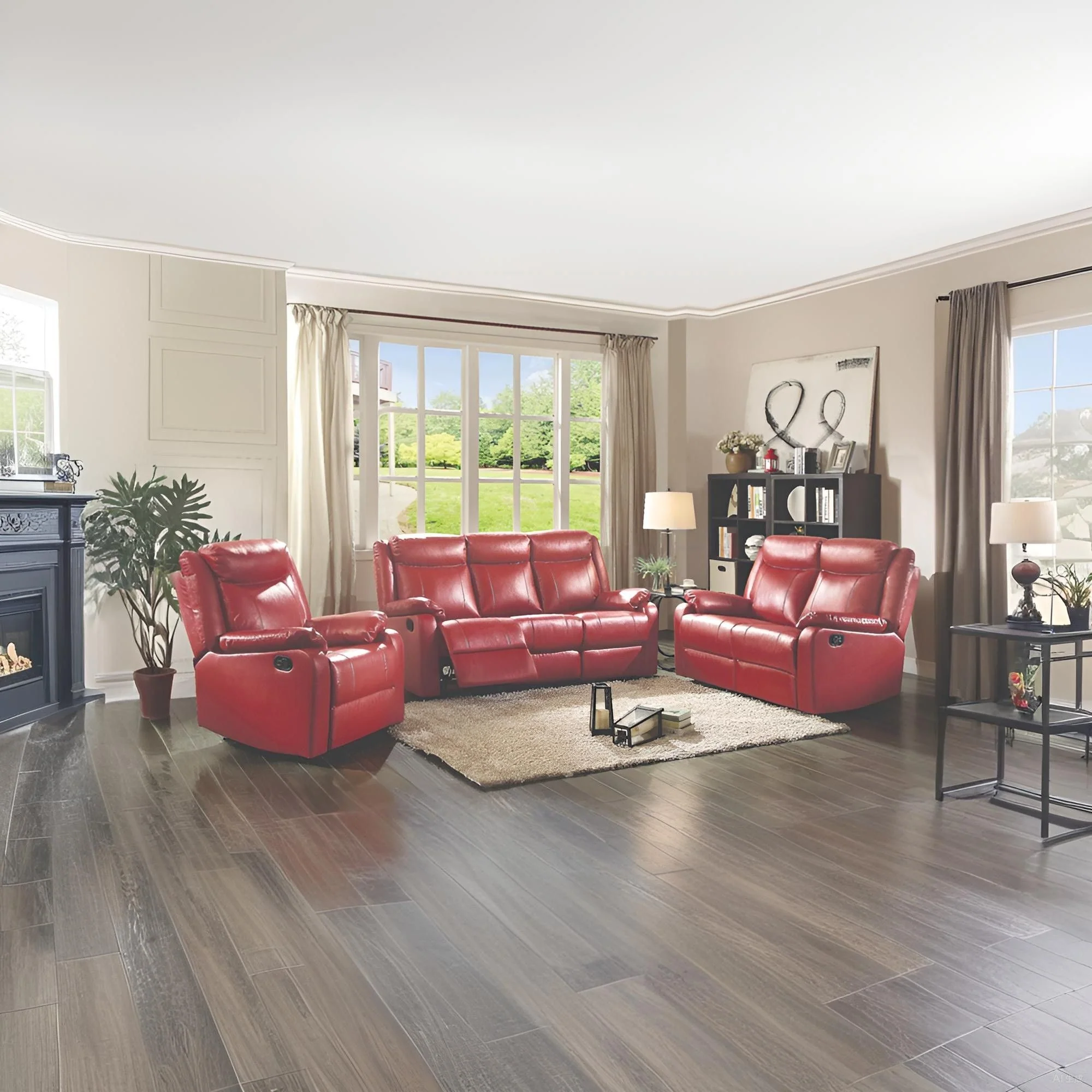 Contemporary Three Seater Sofa - Image 15