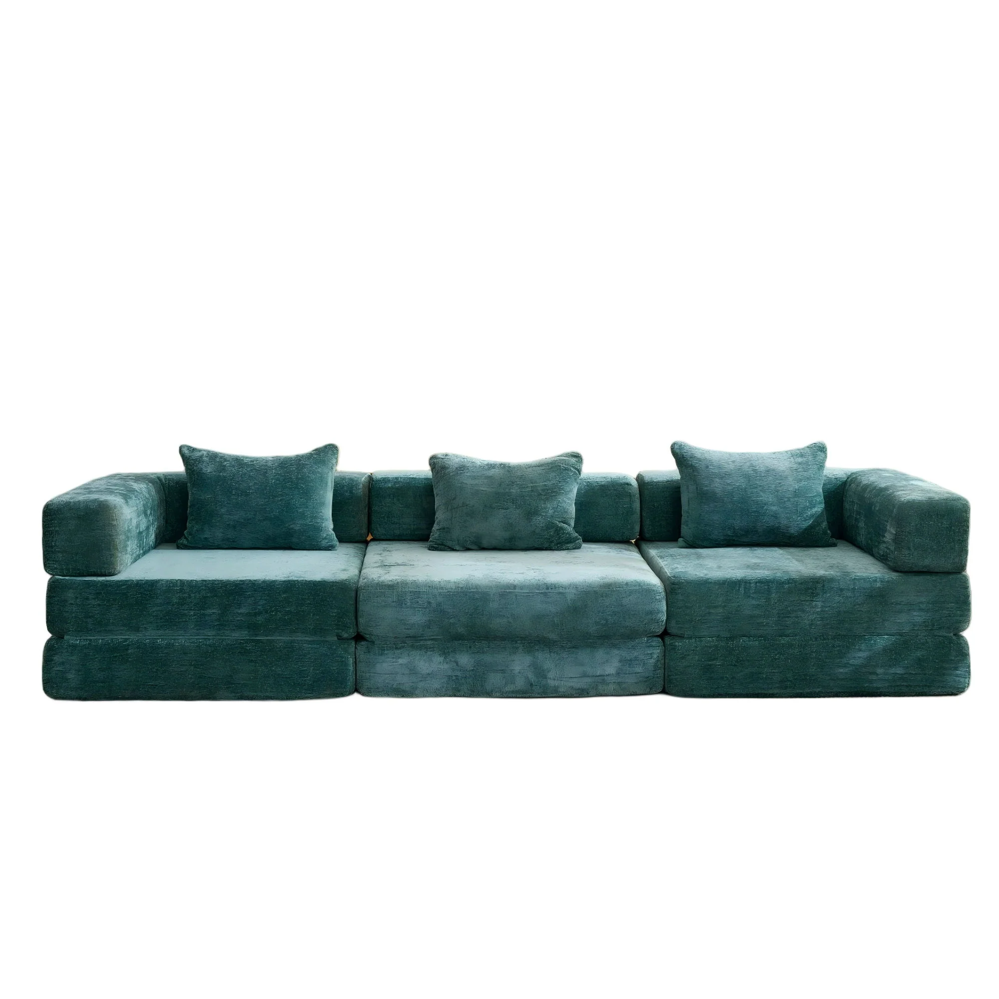 Convertible Floor Sofa Bed, Boneless Modular Sectional Sofa For Living Room - Image 4