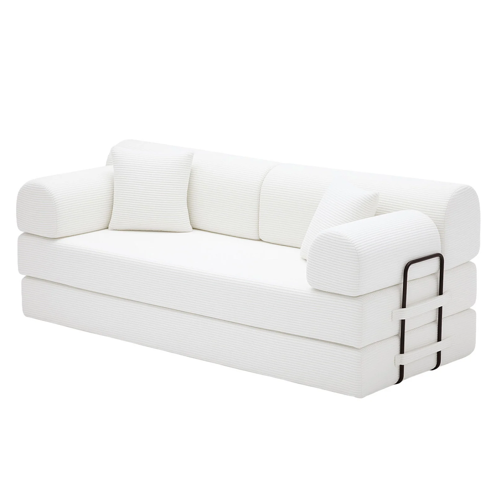 Convertible Sleeper Sofa Bed, Floor Lounge Couch For Living Room - Image 4