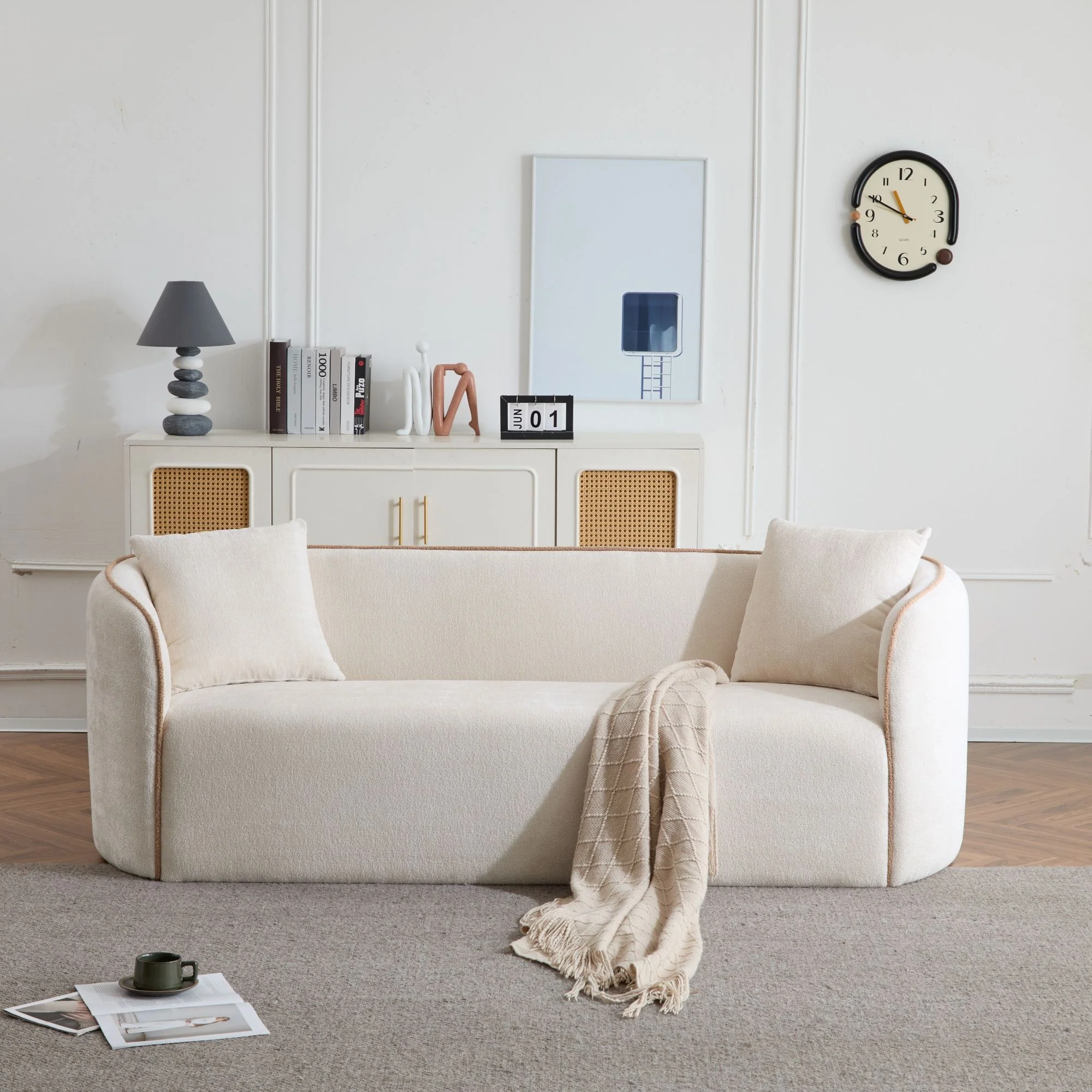 Coral - Curved Sofa, 3 Seater - Image 13
