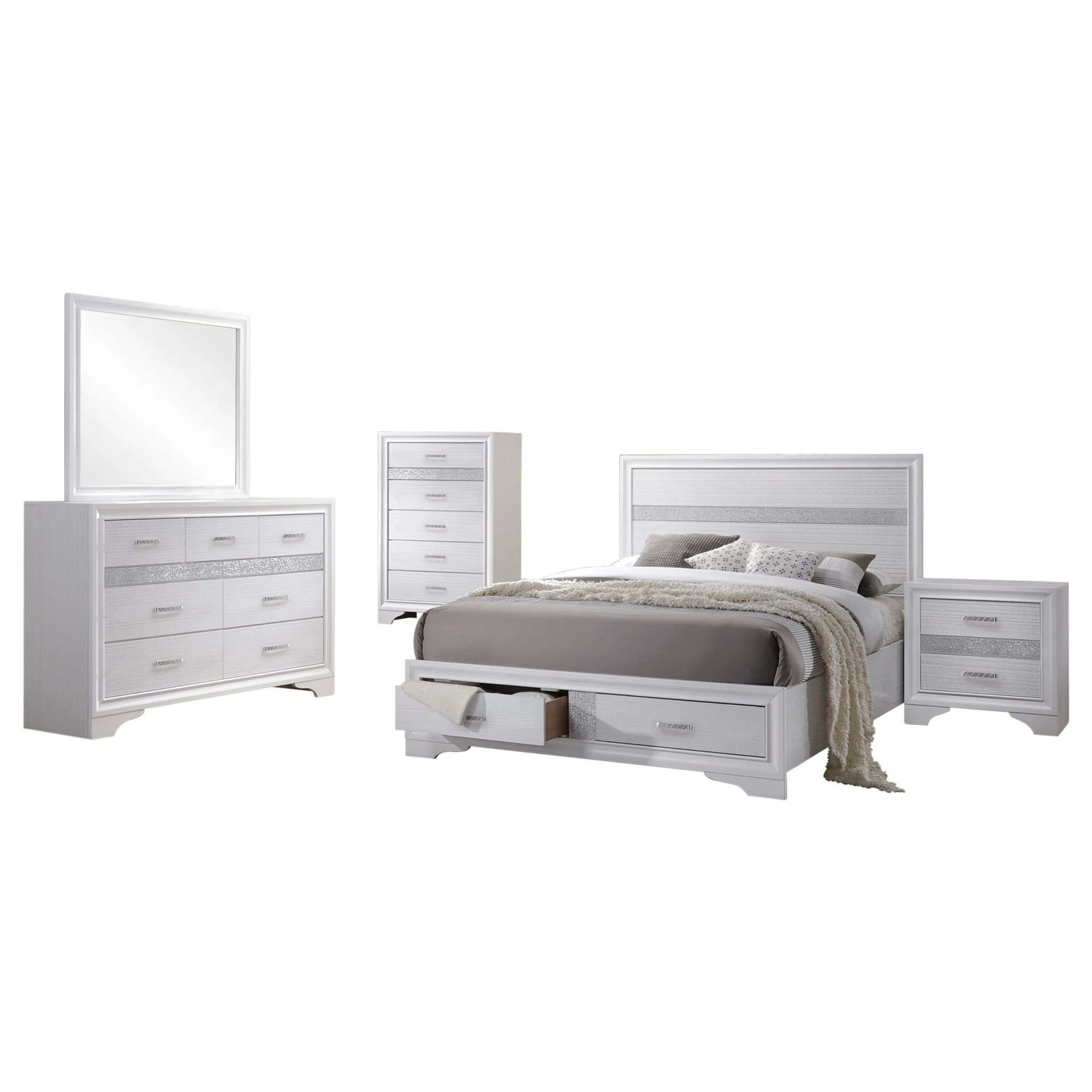 Corbin - Glittering Bedroom Set - Image 59