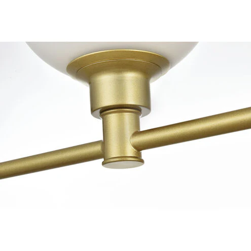 Cordelia 47 Inch 5 Light Brass Bathroom Vanity Wall Sconce - Image 4