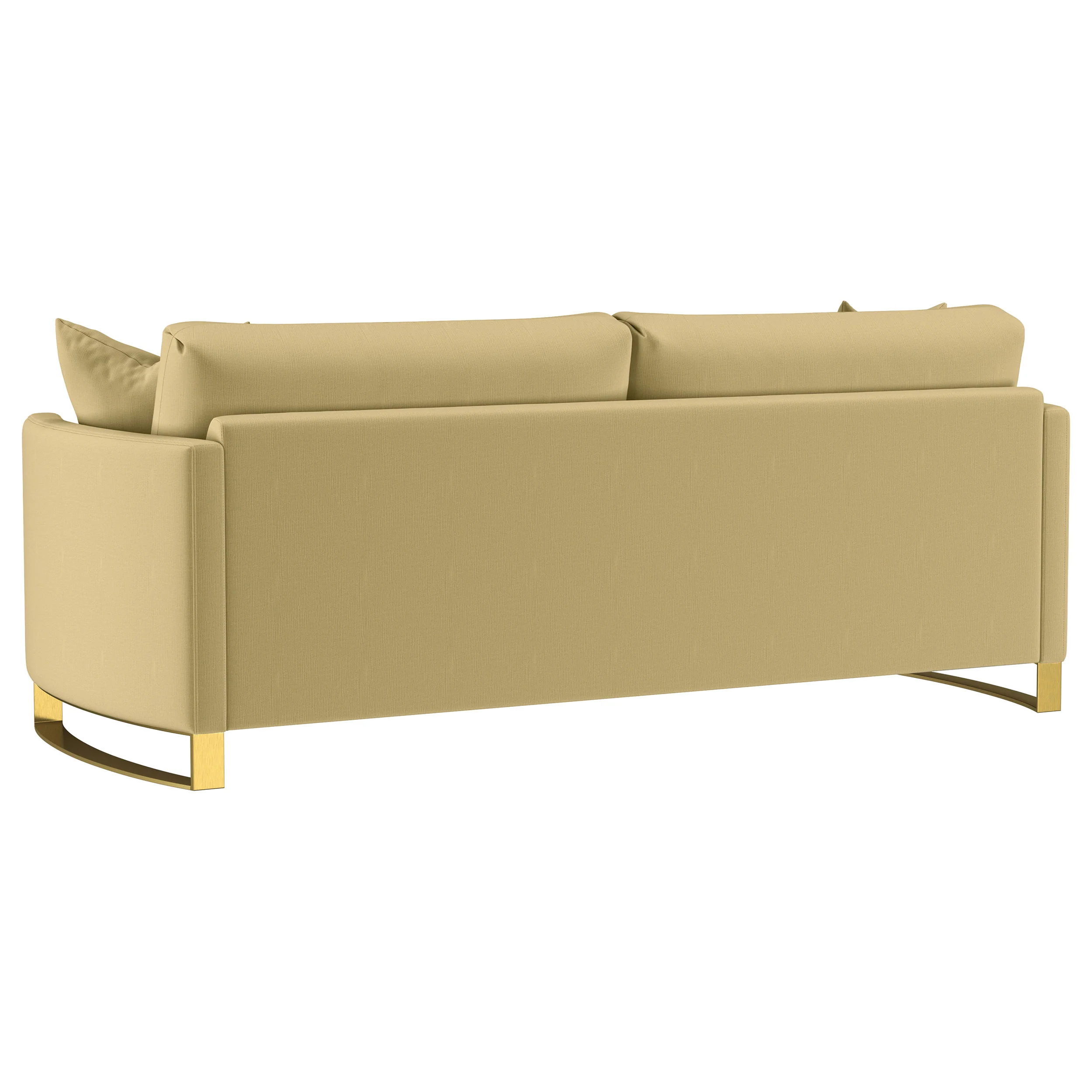 Corliss 2-Piece Velvet Upholstered Sofa Set Camel - Image 4