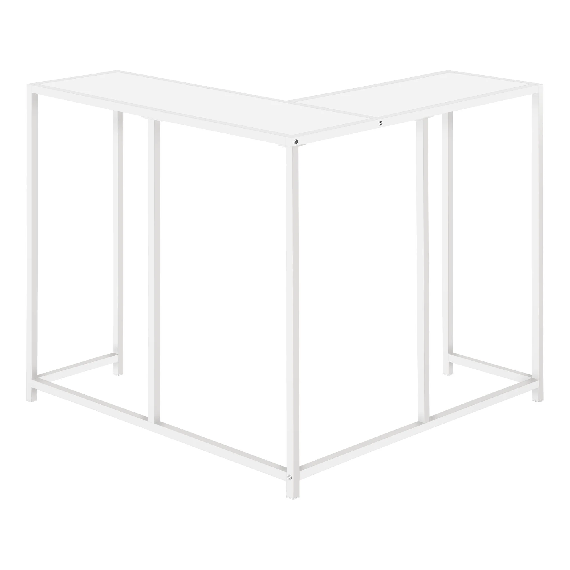 Corner Accent Console Table For Entryway, Unique L-Shaped Design - Image 13