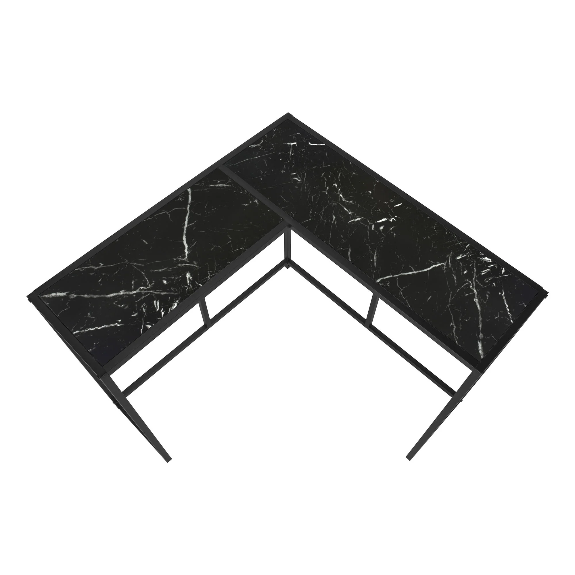 Corner Accent Console Table For Entryway, Unique L-Shaped Design - Image 15