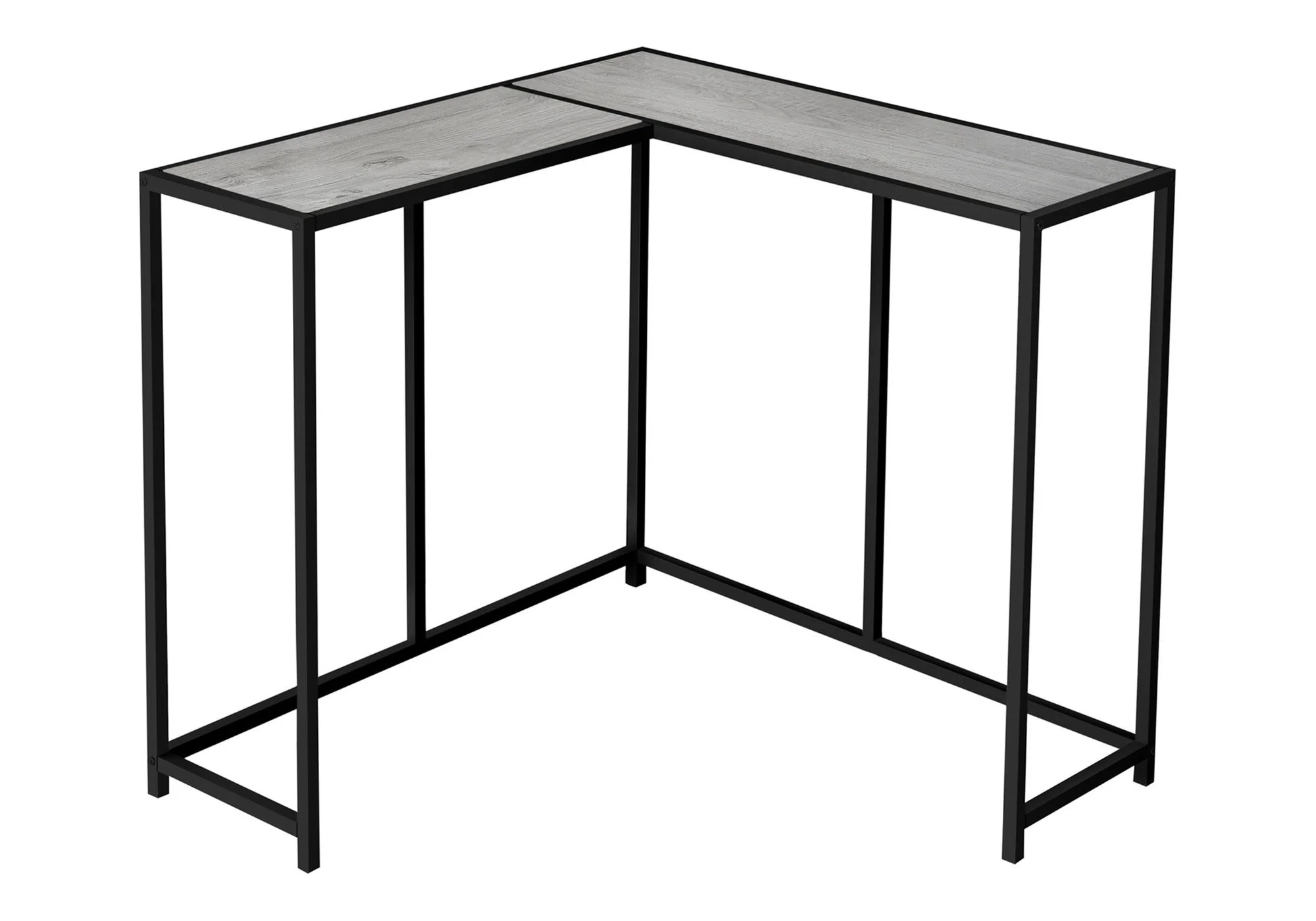 Corner Accent Console Table For Entryway, Unique L-Shaped Design - Image 25