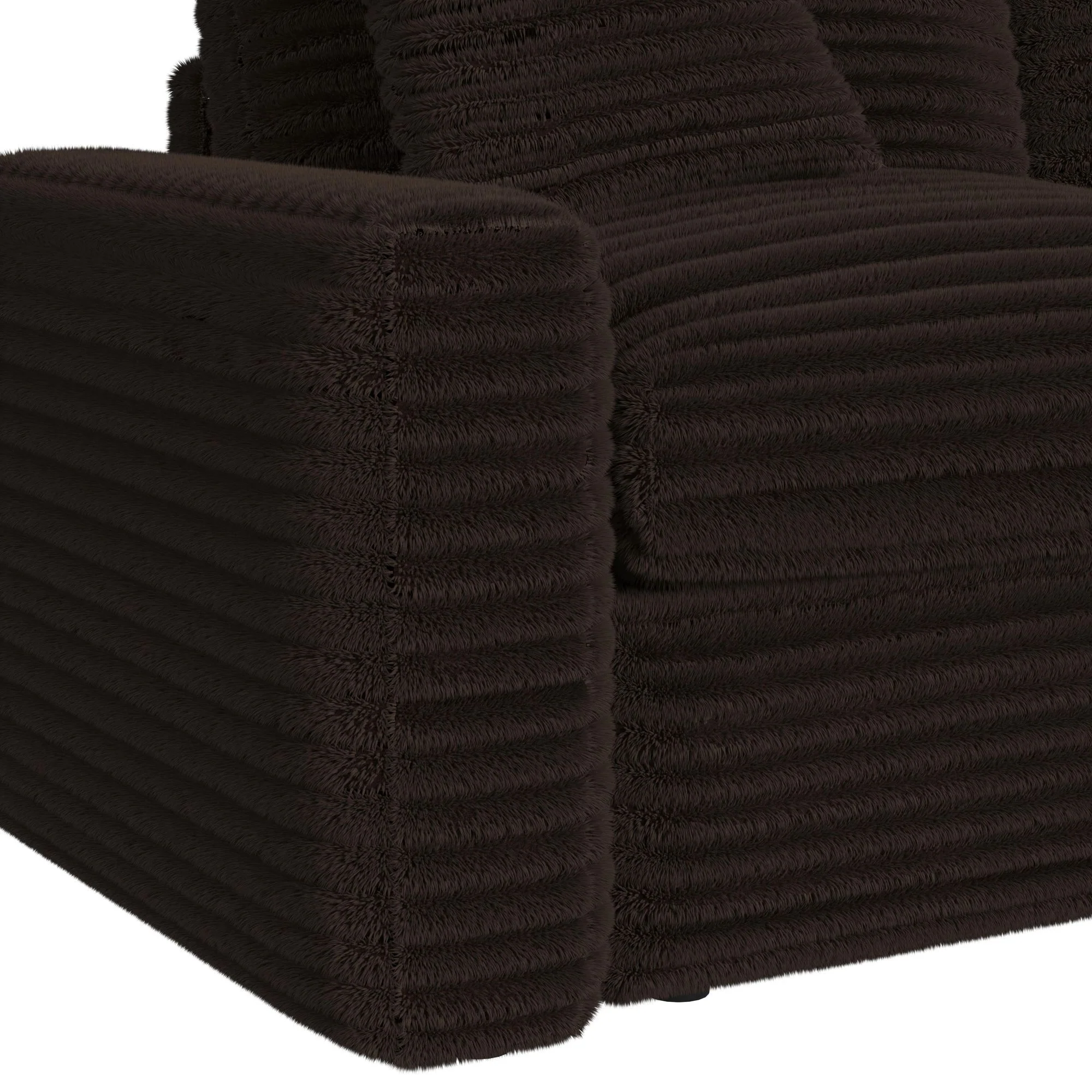 Corsicana - 6 Piece Sectional Set - Masis Espresso - Image 3