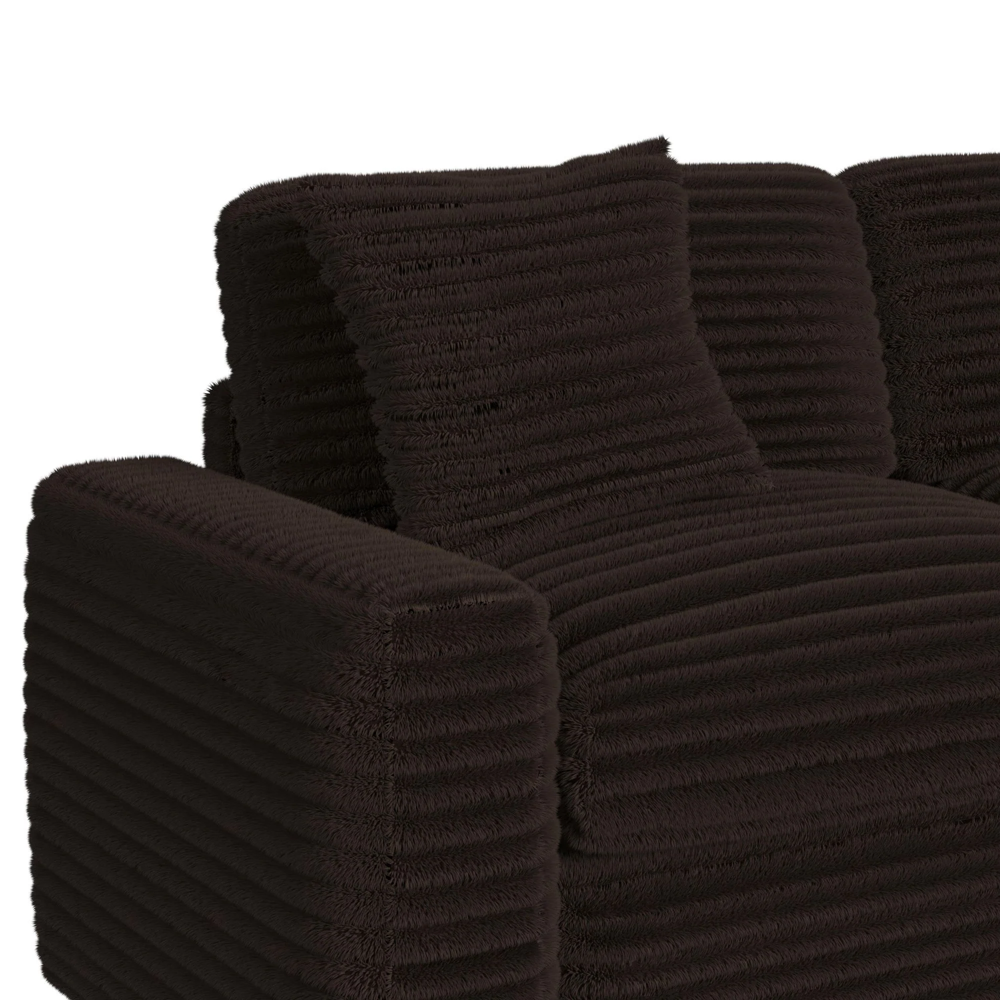 Corsicana - 6 Piece Sectional Set - Masis Espresso - Image 8