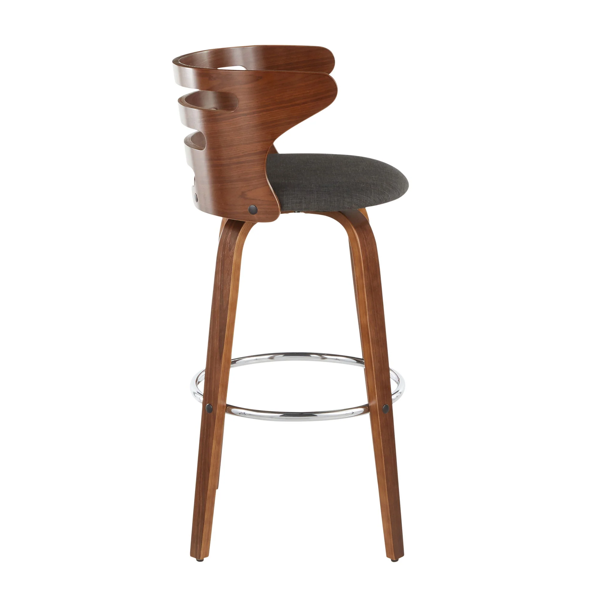 Cosini - Mid Century Modern Fixed Height Barstool With Swivel (Set of 2) - Image 3
