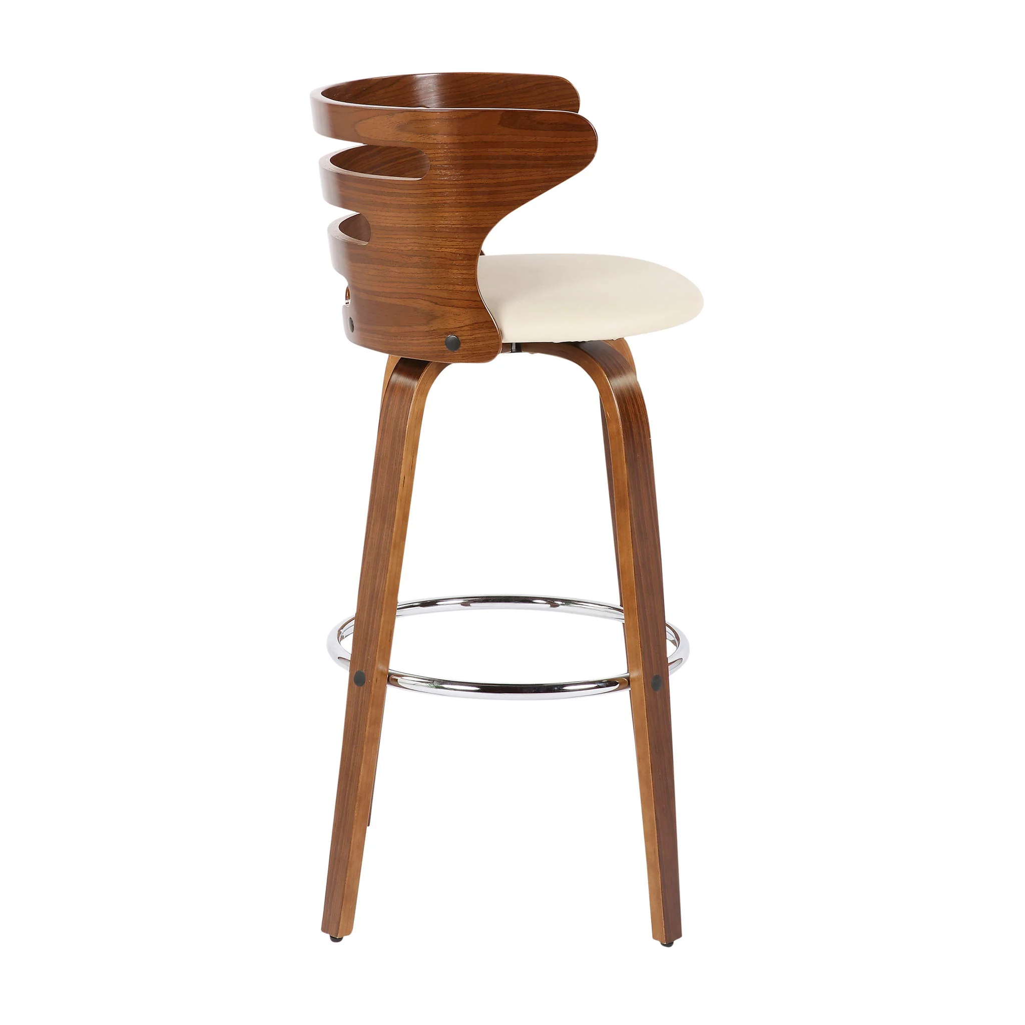 Cosini - Mid Century Modern Fixed Height Barstool With Swivel (Set of 2) - Image 9