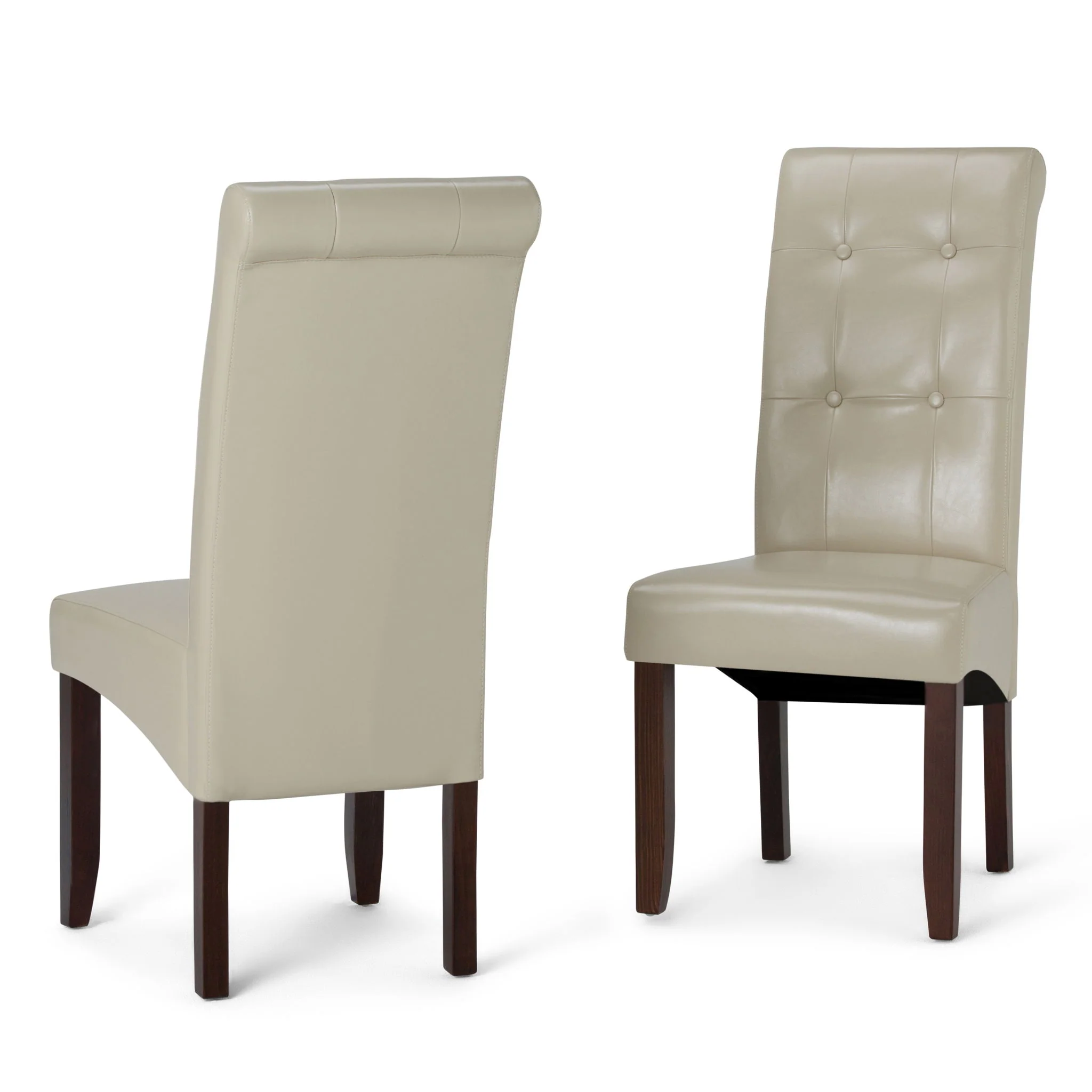 Cosmopolitan - Deluxe Tufted Parson Upholstered Chair (Set of 2) - Image 3