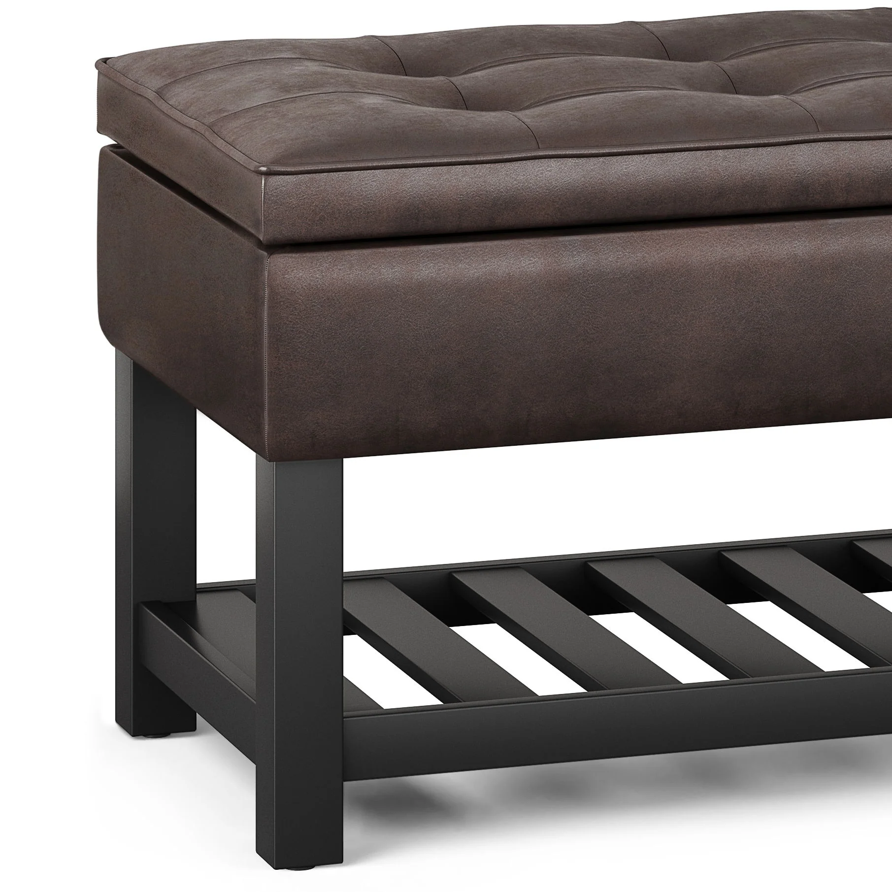 Cosmopolitan - Storage Ottoman Bench With Open Bottom - Image 8