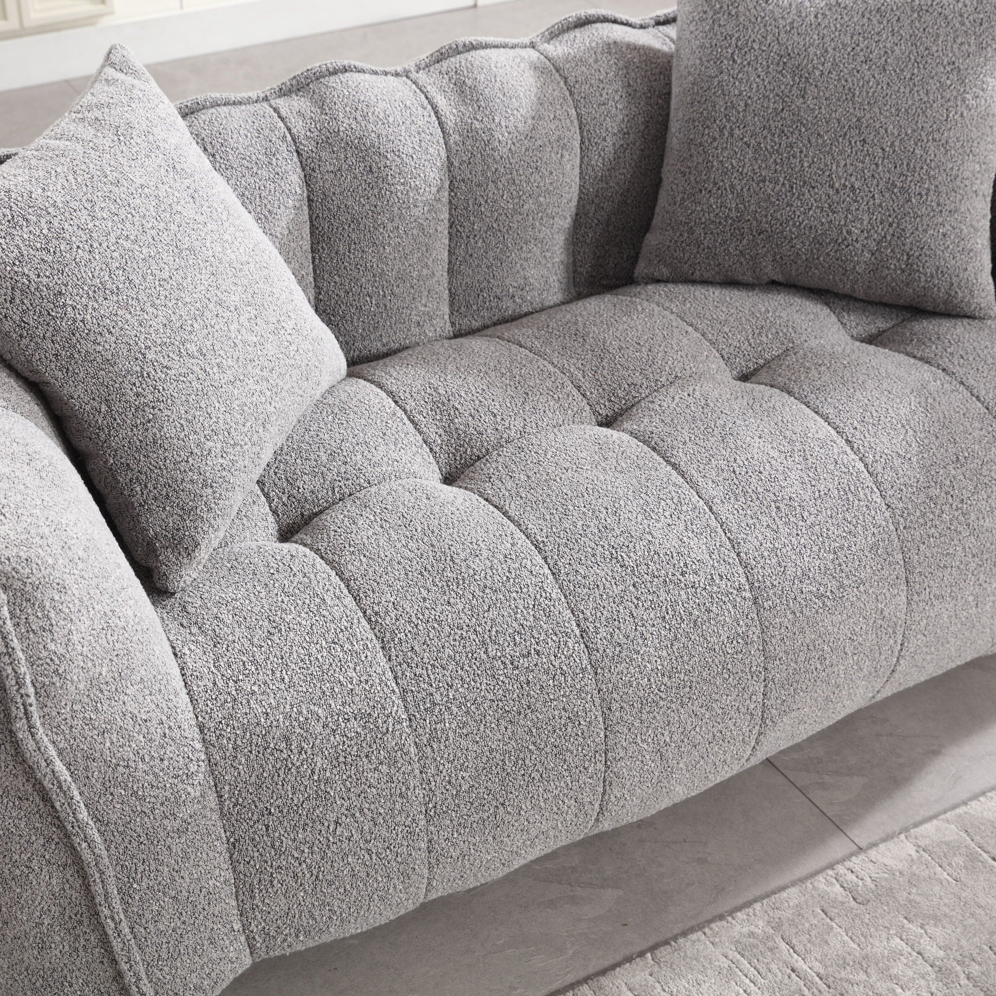 Cozy Beanbag Chair With High Resilience Foam Core For 2 - Image 40