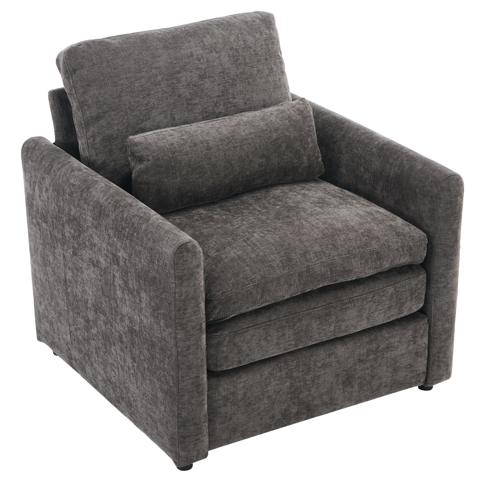 Cozy Upholstered Cushion Armchair For Living Room - Image 3